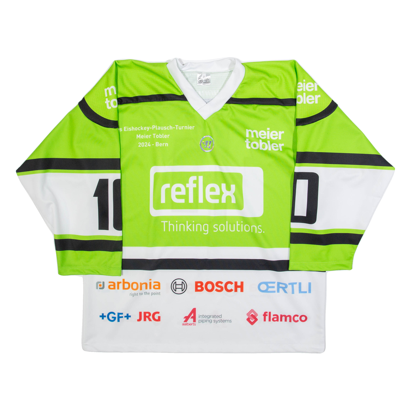 WARRIOR Hockey Mens Jersey Green Long Sleeve USA V-Neck XL Refurbished - N/A refurbished available on Cerqular