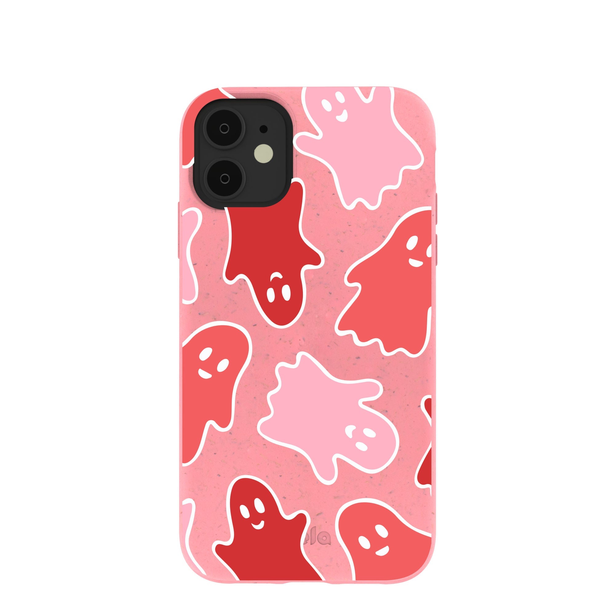 Bubblegum Pink Phantom Pals iPhone 11 Case Refurbished - Pela Case refurbished available on Cerqular