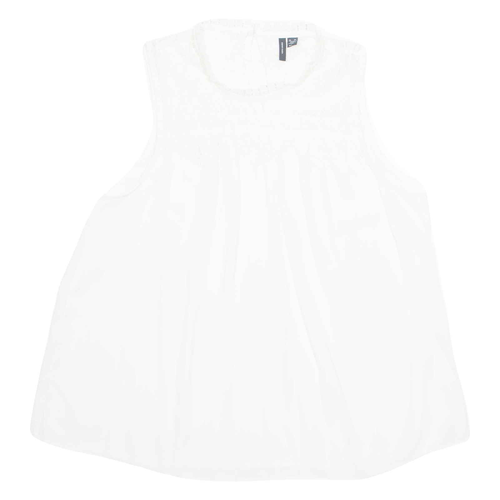 VERO MODA Womens Blouse White XL Refurbished - N/A refurbished available on Cerqular
