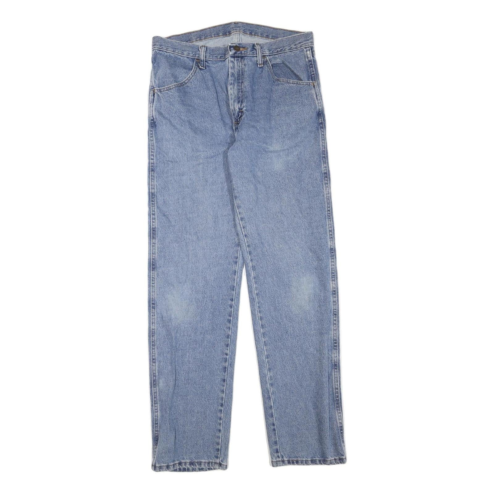 DICKIES Mens Jeans Blue Regular Straight Denim Medium W32 L32 Workwear Zip Refurbished - N/A refurbished available on Cerqular