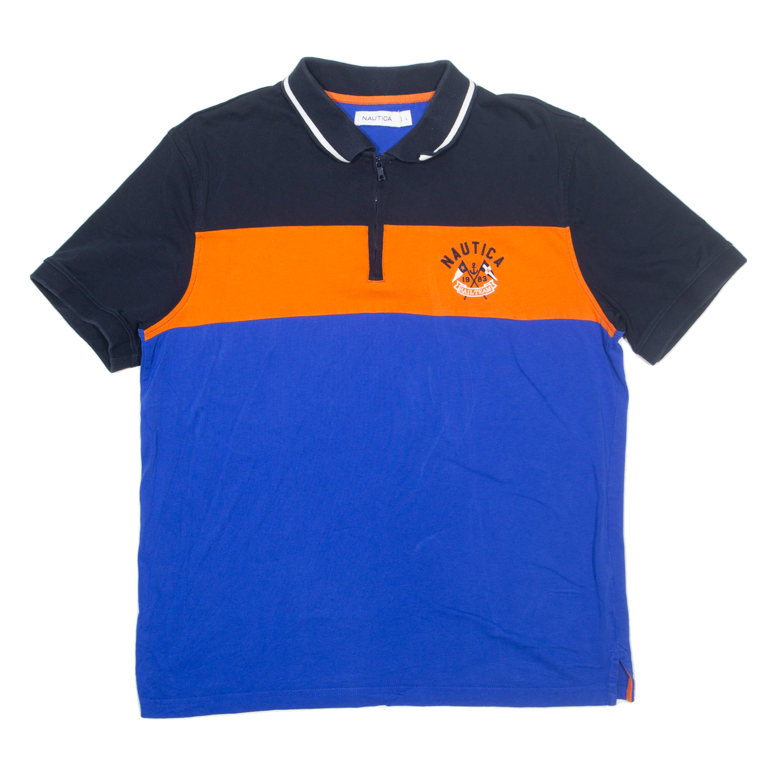 Buy NAUTICA Mens Polo Shirt Blue L Refurbished - $23.39 NAUTICA Mens Polo Shirt Blue L Refurbished - N/A refurbished available on Cerqular