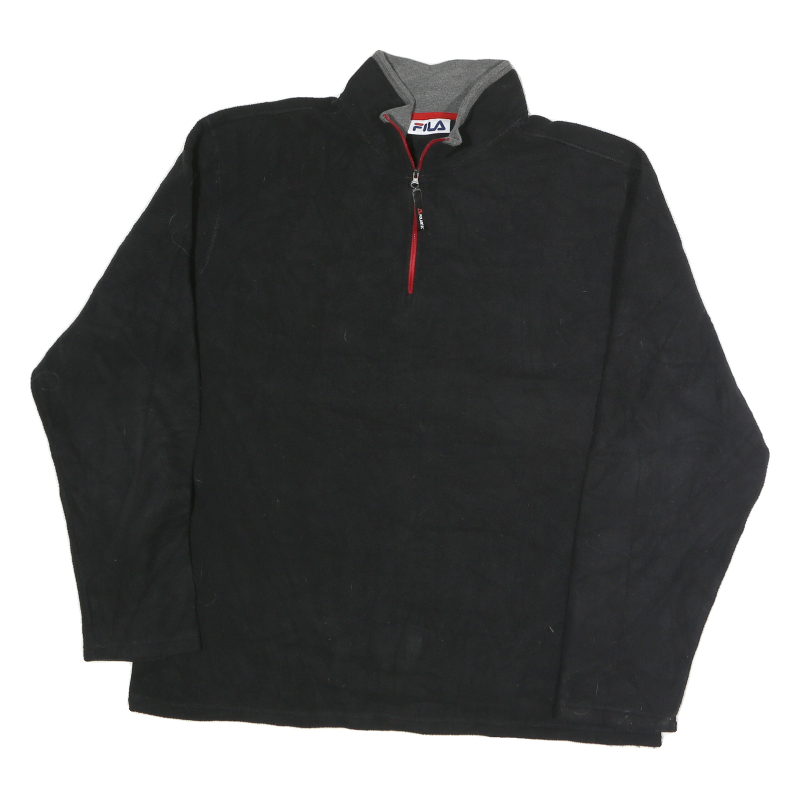 FILA Mens Black Plain Pullover Crew Neck Basic Knit 2XL Sportswear Refurbished - N/A refurbished available on Cerqular
