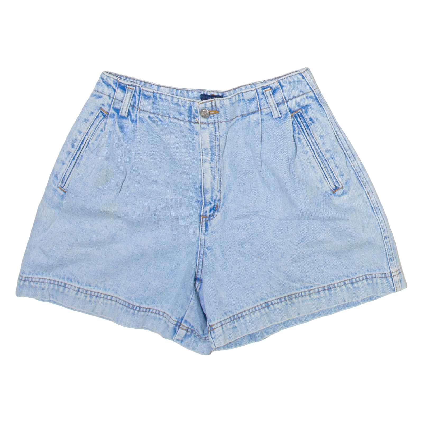 OBR Womens Denim Shorts Blue Relaxed S W28 Refurbished - N/A refurbished available on Cerqular