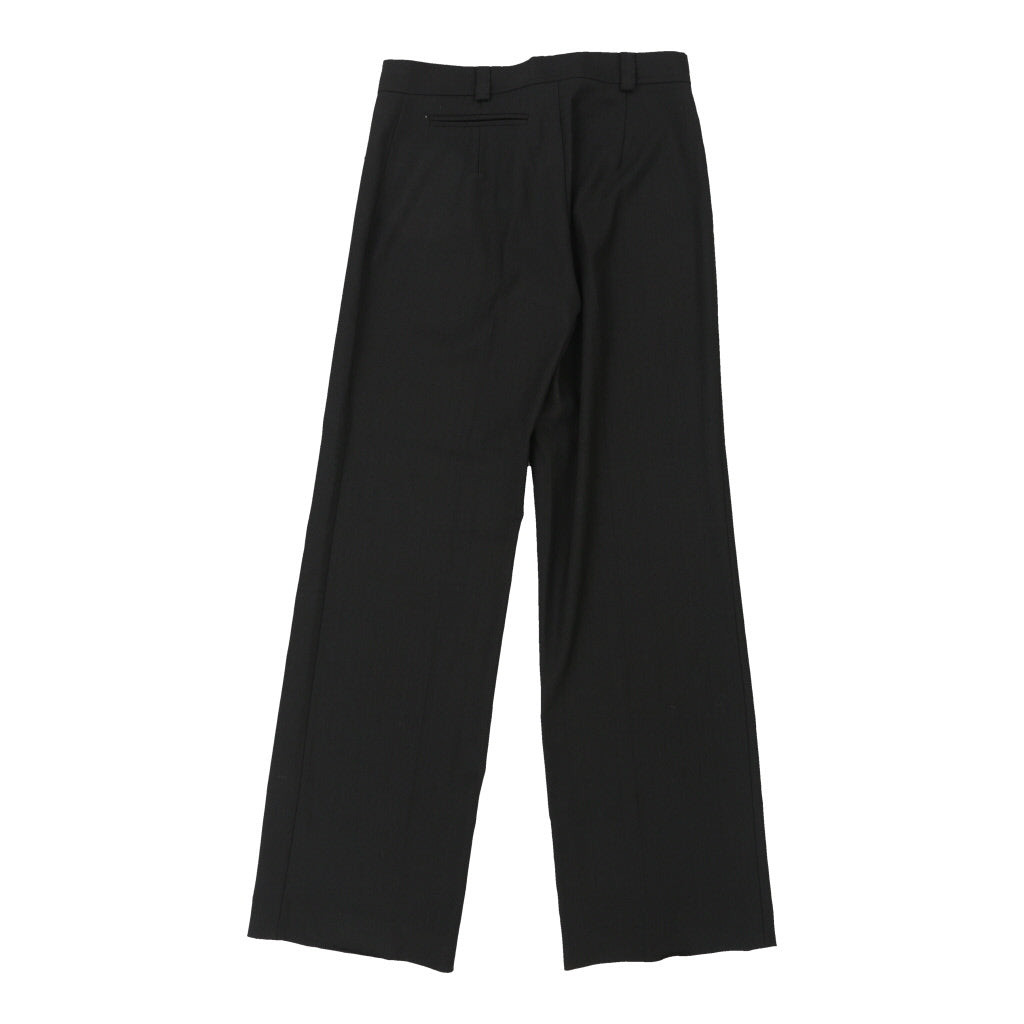 Unbranded Trousers - 30W UK 10 Black Viscose Blend Refurbished - Thrifted (note: this is a term often used to describe second- refurbished available on Cerqular