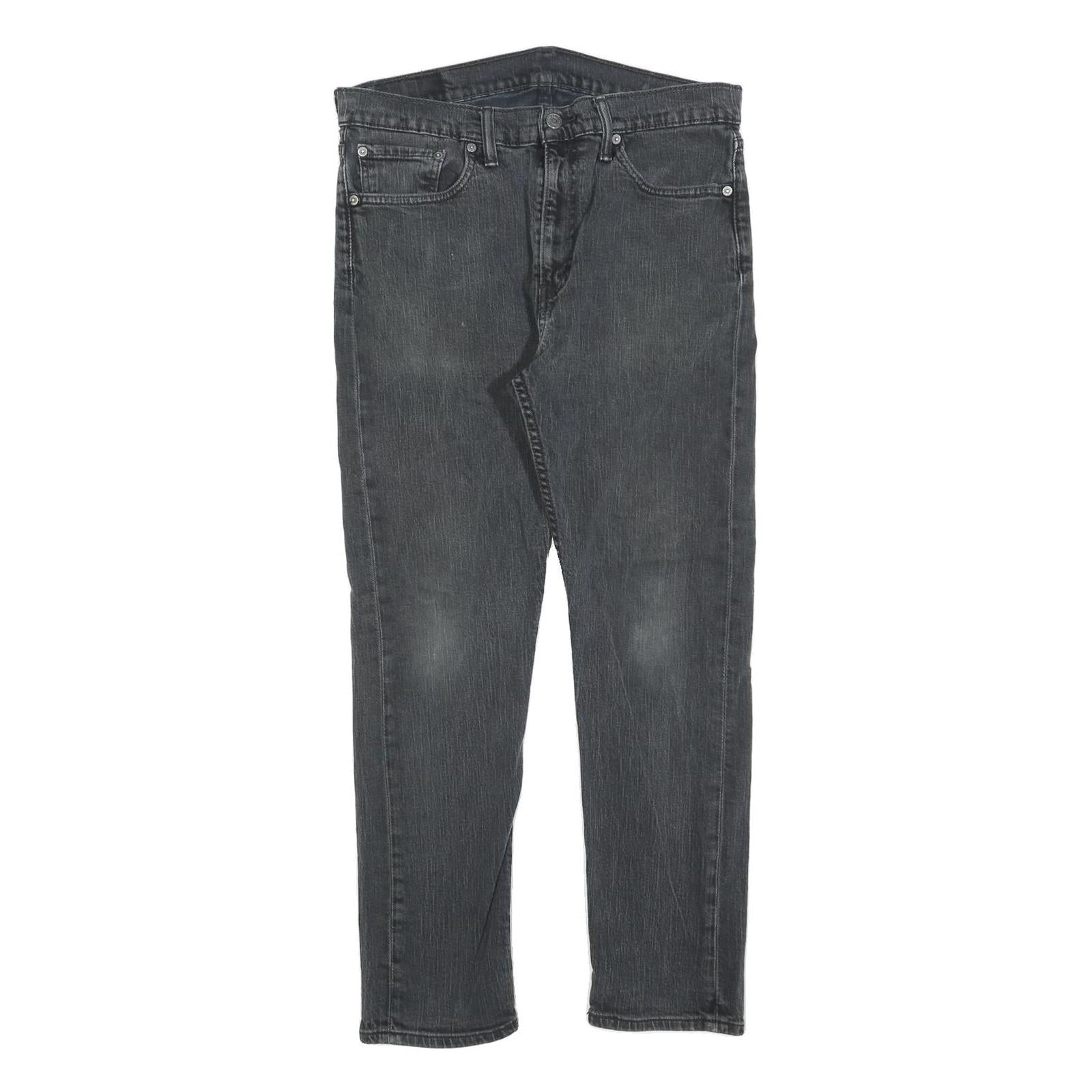 LEVI'S 511 Slim Mens Jeans Black Slim Skinny Denim Medium W34 L30 Stretch Zip Refurbished - N/A refurbished available on Cerqular