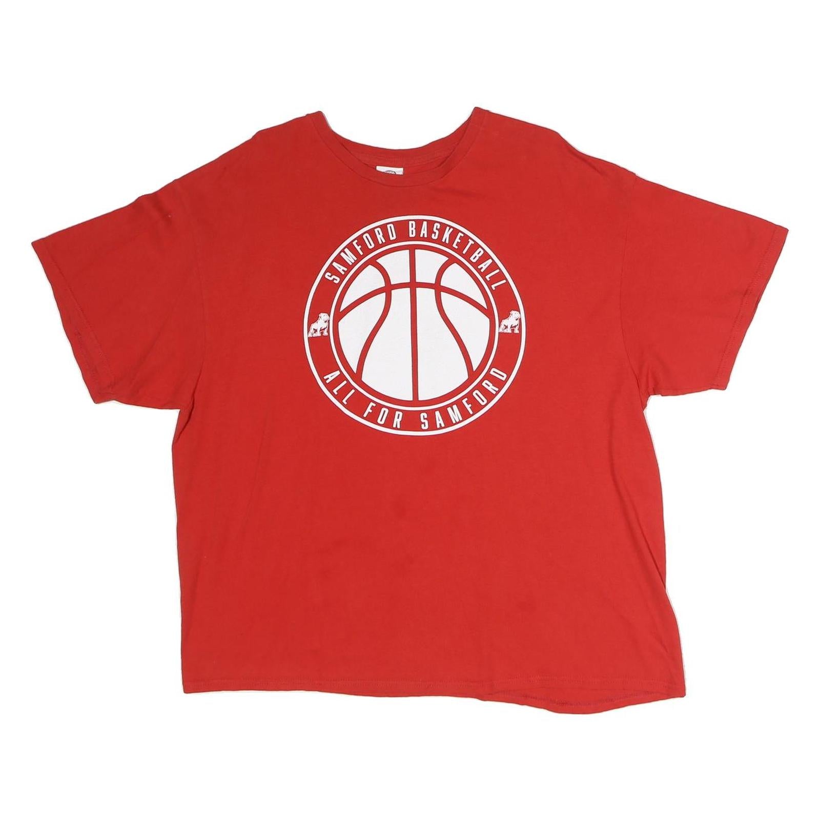 DELTA Mens Red Samford Basketball Graphic T-Shirt XL Short Sleeve Crew Neck Refurbished - N/A refurbished available on Cerqular