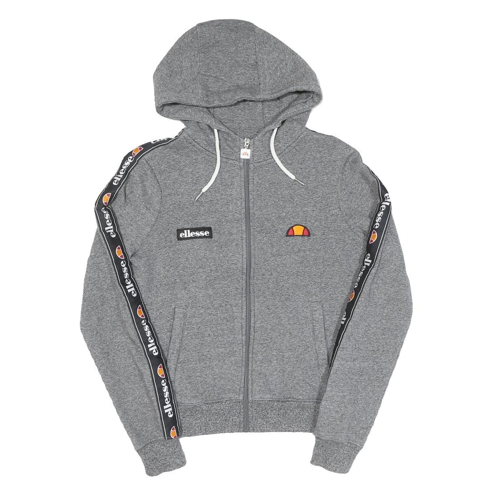 Buy ELLESSE Womens Grey ¼ Zip Hoodie UK 8 Cotton Logo Tape Sleeve Casual Refurbished - $33.79 ELLESSE Womens Grey ¼ Zip Hoodie UK 8 Cotton Logo Tape Sleeve Casual Refurbished - N/A refurbished available on Cerqular