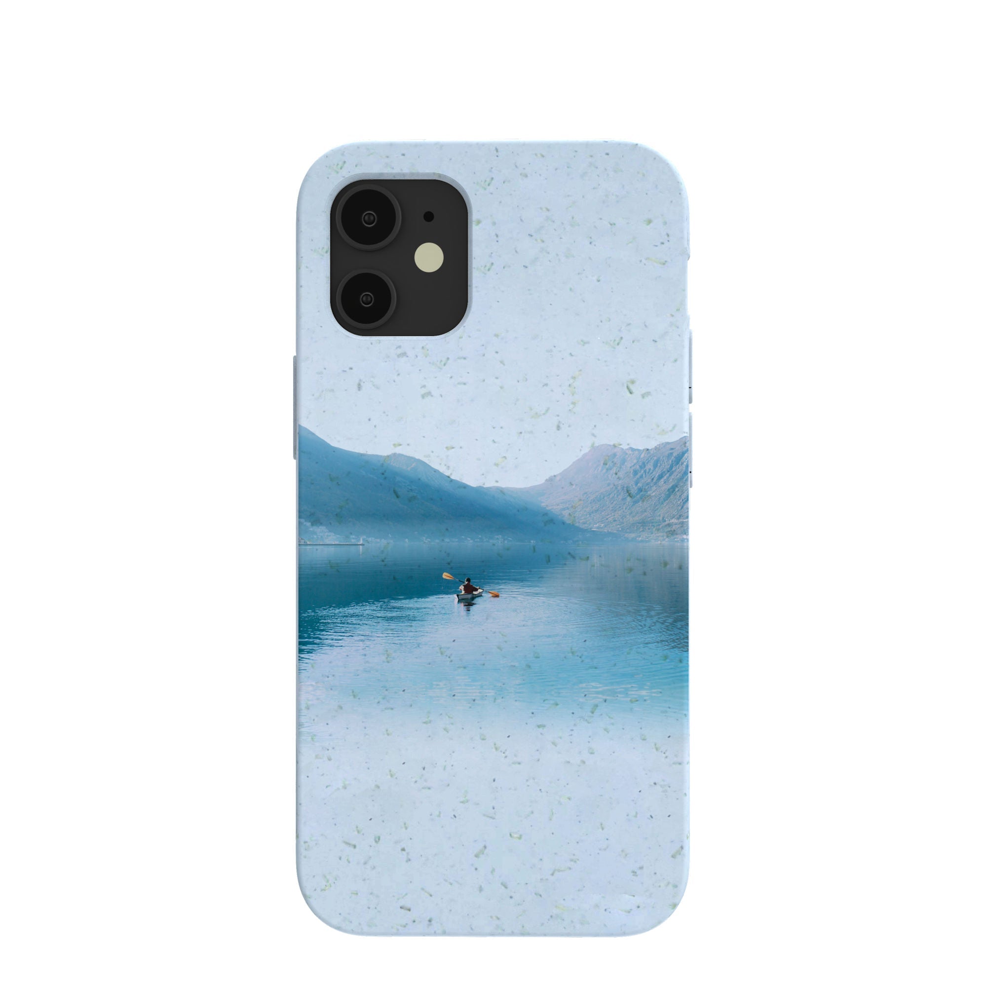 Powder Blue Serene iPhone 12 Mini Case Refurbished - Pela Case refurbished available on Cerqular