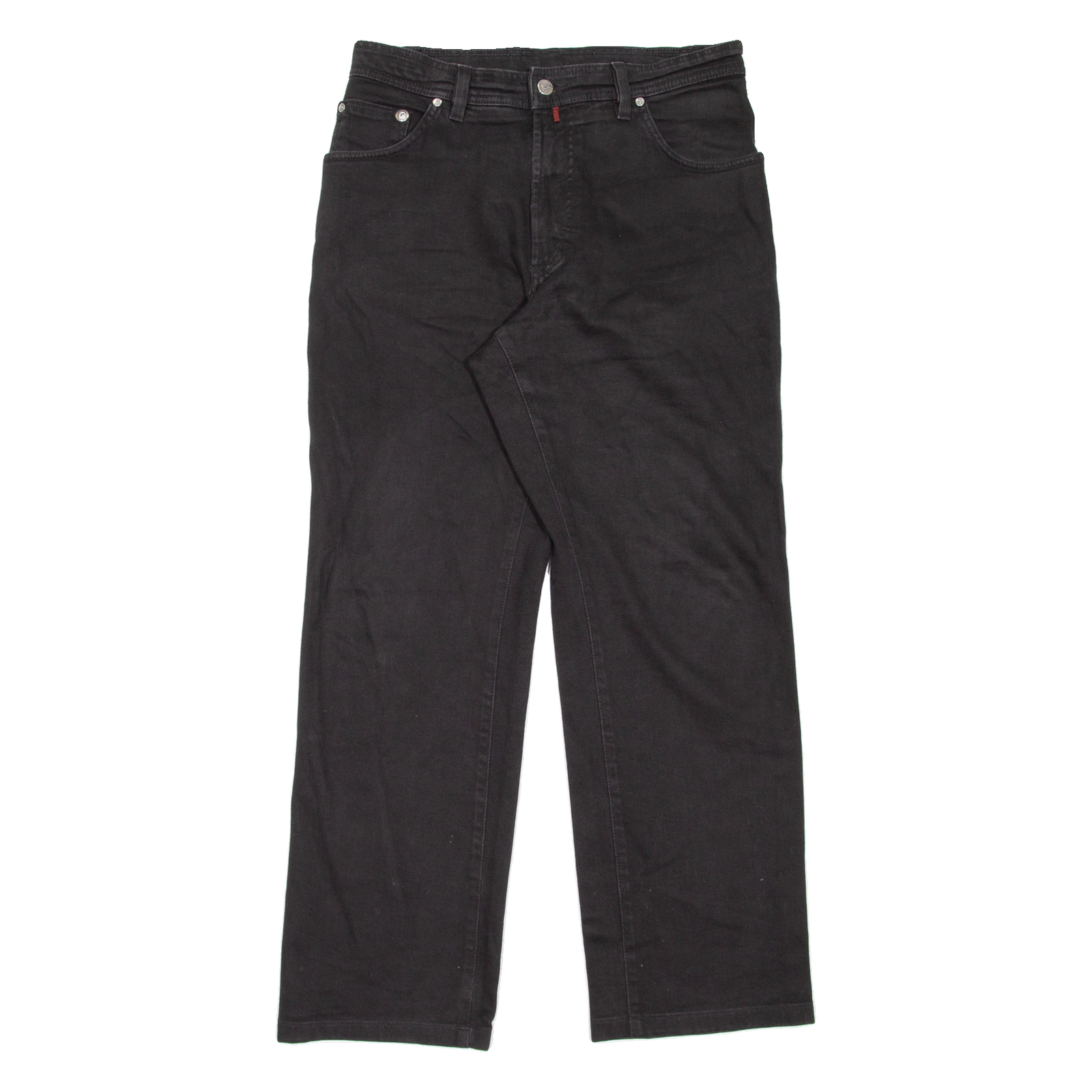 PIERRE CARDIN Mens Jeans Black Relaxed Straight W30 L30 Refurbished - N/A refurbished available on Cerqular
