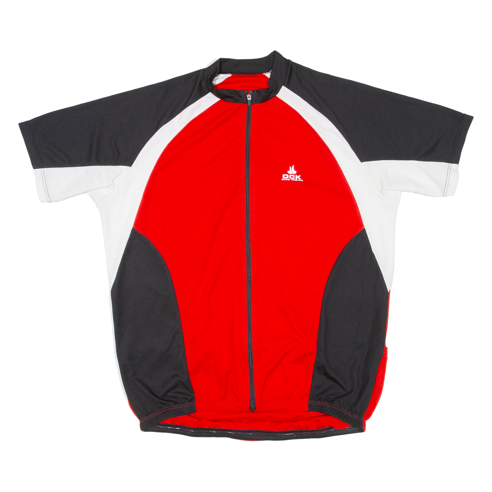 Cycling Mens Jersey Red Full Zip XL Refurbished - N/A refurbished available on Cerqular