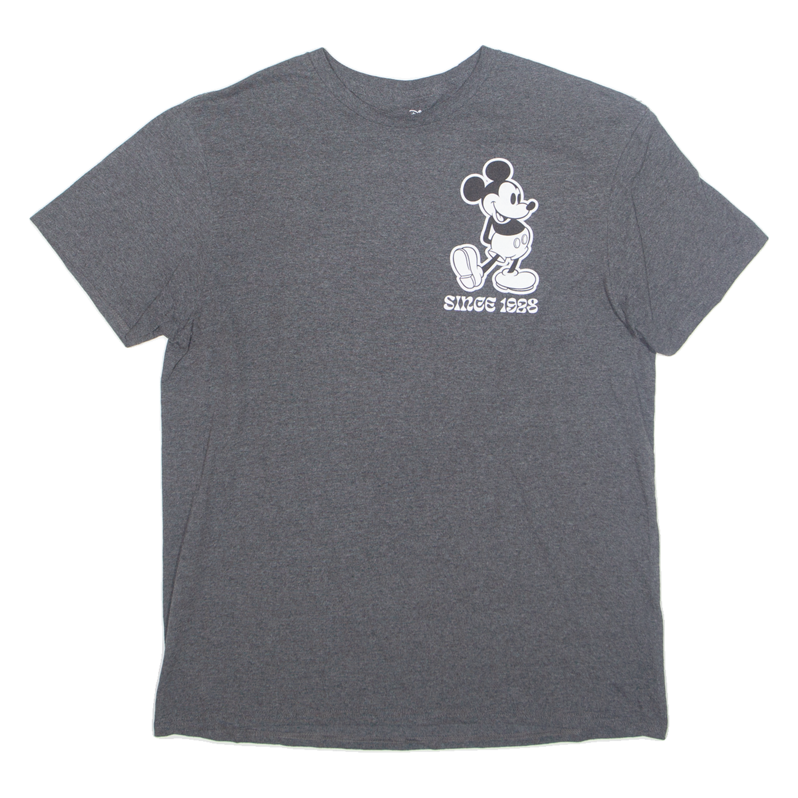 DISNEY Mickey Mouse Womens T-Shirt Grey USA L Refurbished - N/A refurbished available on Cerqular
