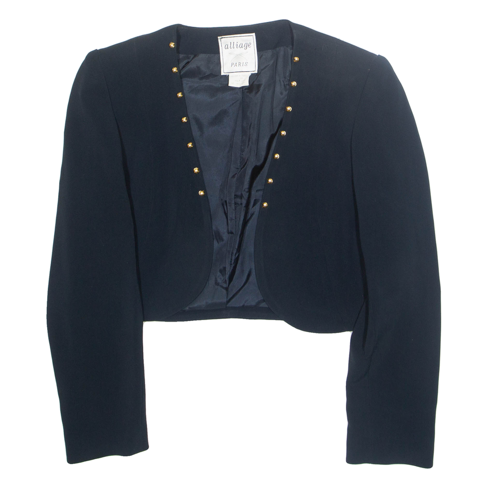 ALLIAGE Womens Blazer Jacket Blue M Refurbished - N/A refurbished available on Cerqular