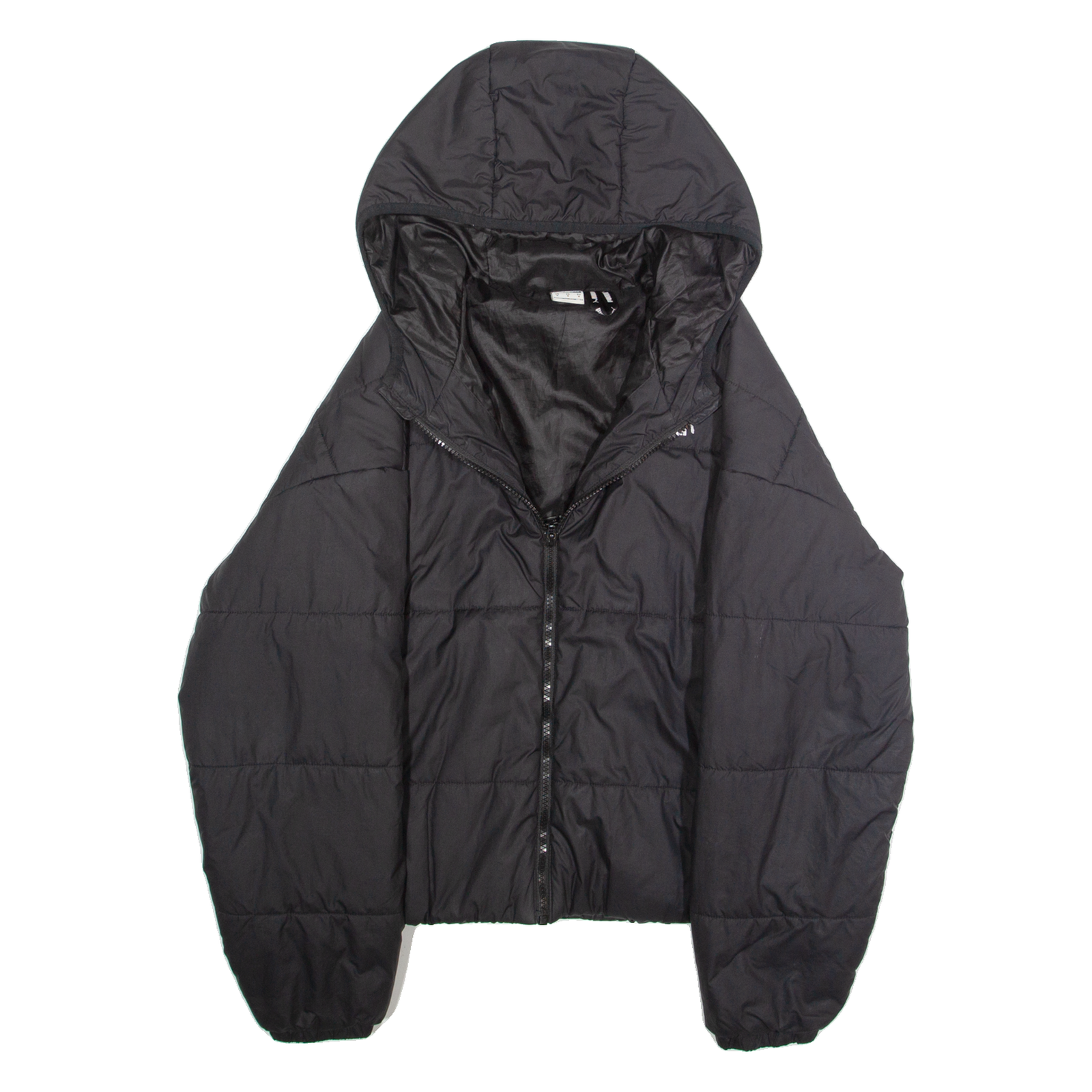 PUMA Womens Puffer Jacket Black Hooded M Refurbished - N/A refurbished available on Cerqular