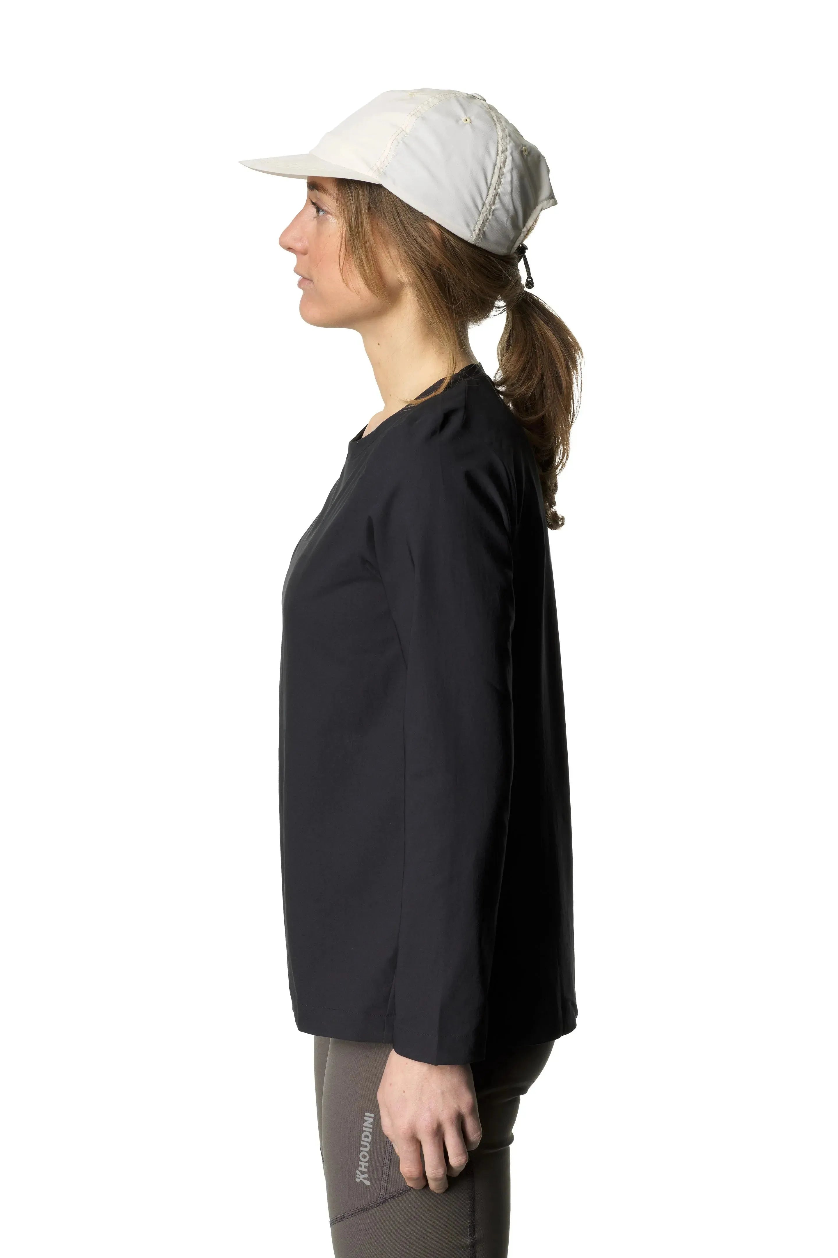 W's Cover Crew | Color: true black | Size: XS Refurbished - Houdini Sportswear refurbished available on Cerqular