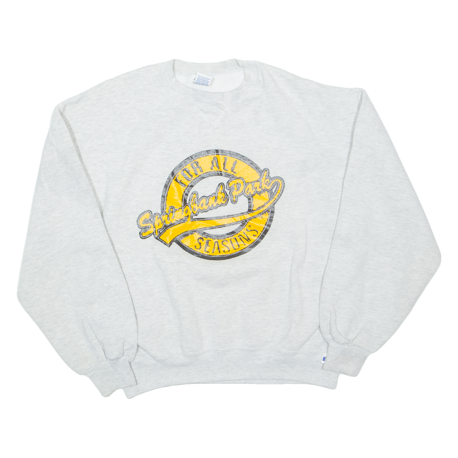 RUSSELL ATHLETIC Springbank Park Mens Sweatshirt Grey L Refurbished - N/A refurbished available on Cerqular