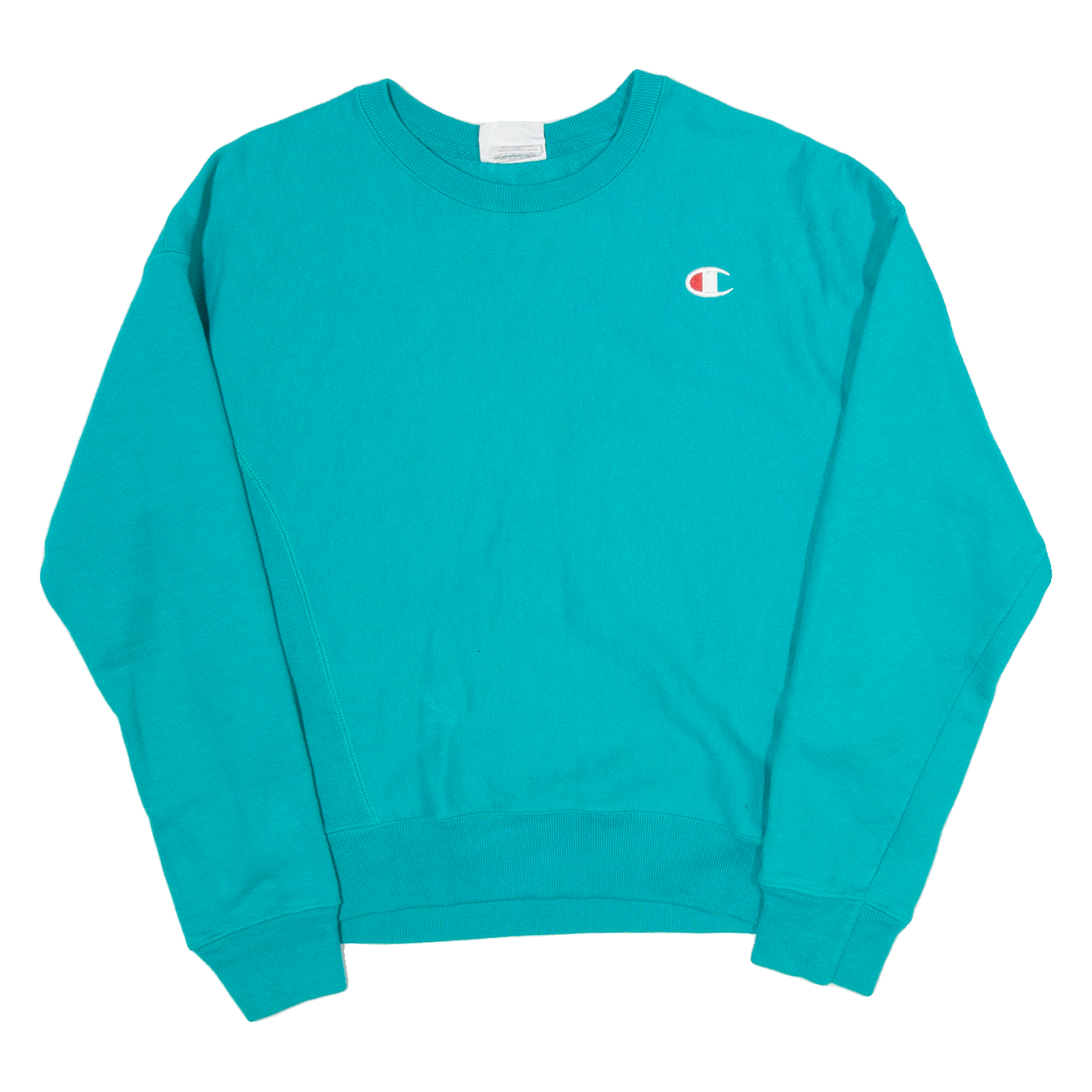 CHAMPION REVERSE WEAVE Womens Sweatshirt Green S Refurbished - N/A refurbished available on Cerqular