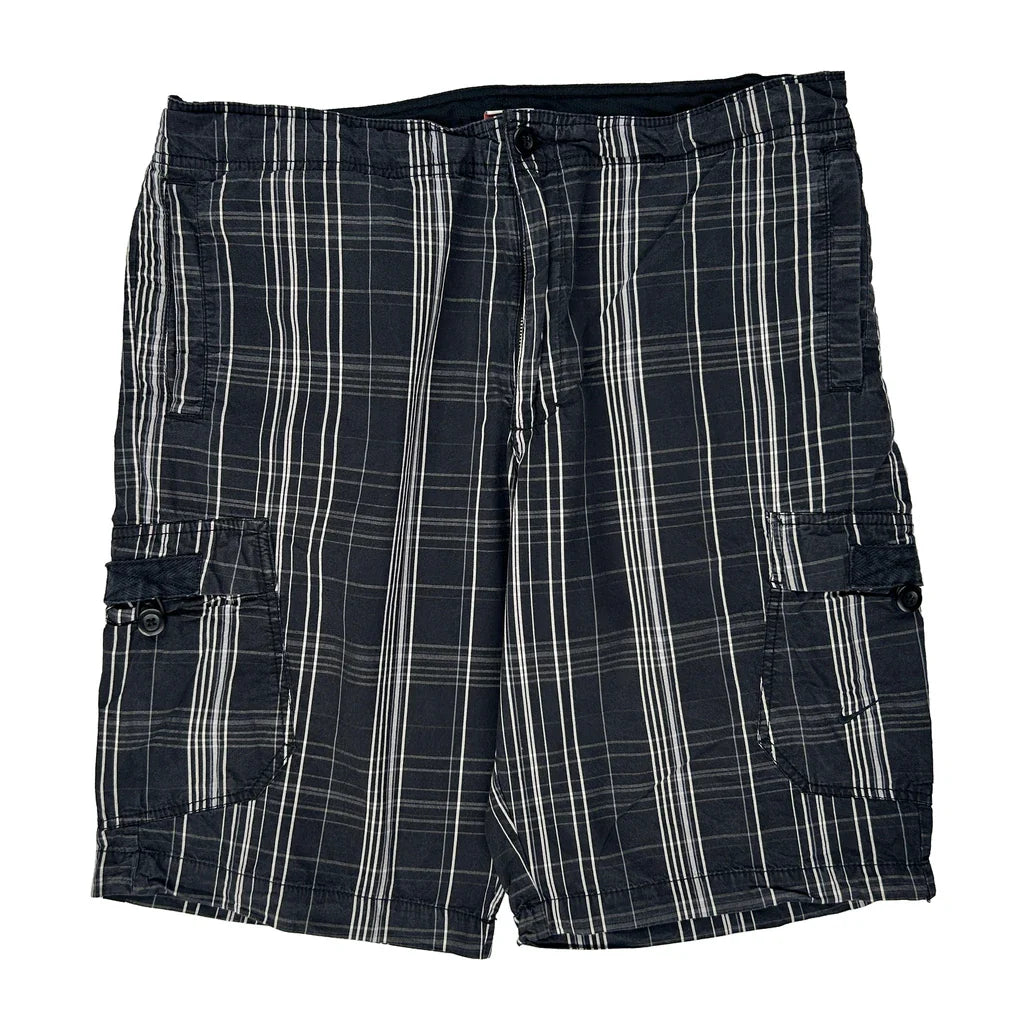 Buy Nike Checked Cargo Shorts - X-Largew 11L Black Cotton Refurbished - $34.16 Nike Checked Cargo Shorts - X-Largew 11L Black Cotton Refurbished - Thrifted (note: this is a term often used to describe second- refurbished available on Cerqular