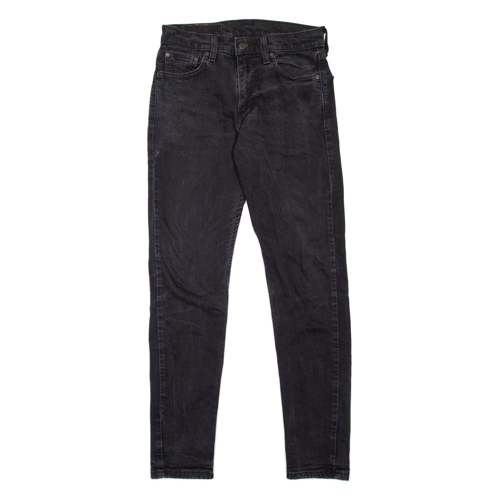 LEVI'S 512 Jeans Lo-Ball Mens Black Slim Tapered W30 L30 Refurbished - N/A refurbished available on Cerqular