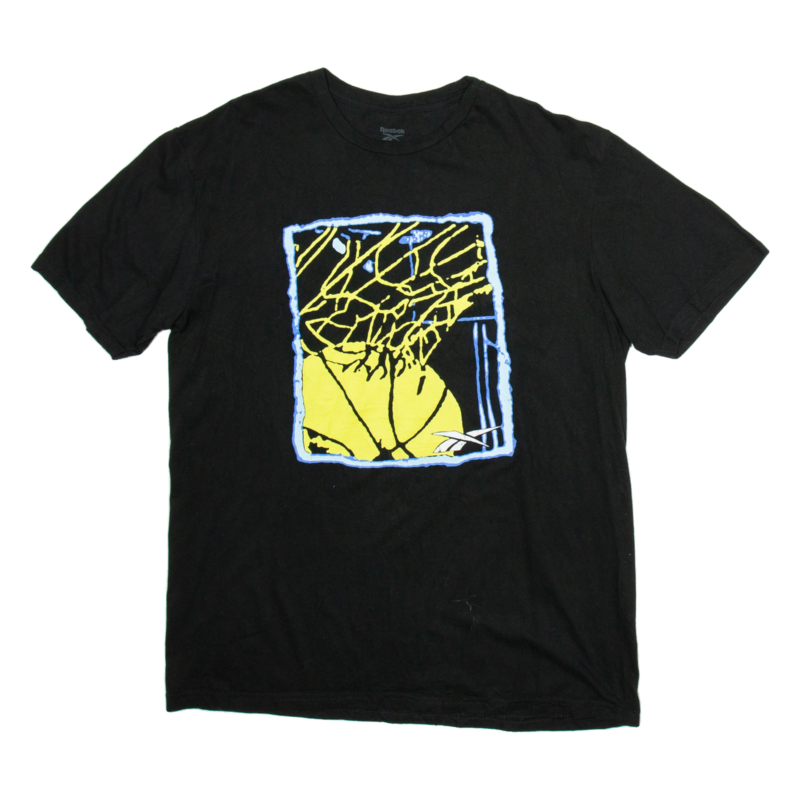 REEBOK Mens T-Shirt Black L Refurbished - N/A refurbished available on Cerqular