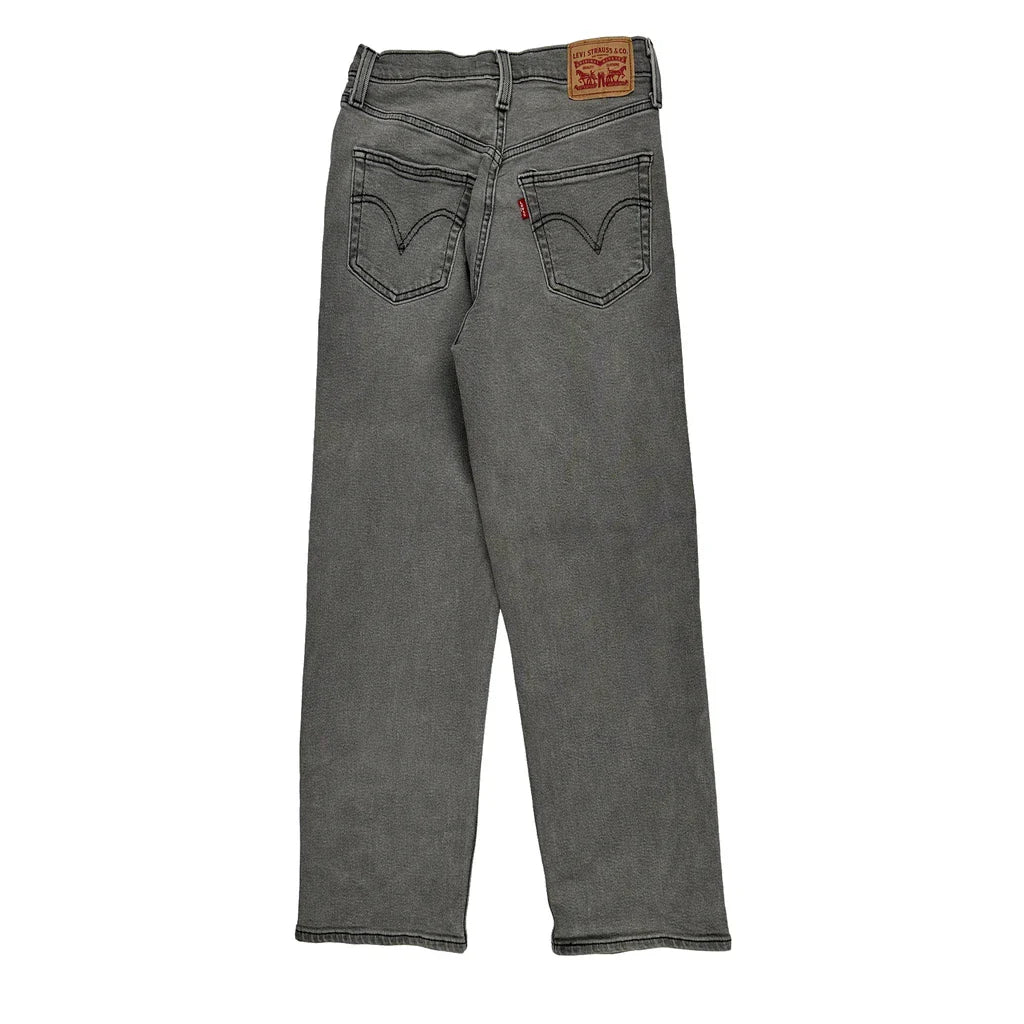 Levis Jeans - 24W UK 6 Grey Cotton Refurbished - Thrifted (note: this is a term often used to describe second- refurbished available on Cerqular