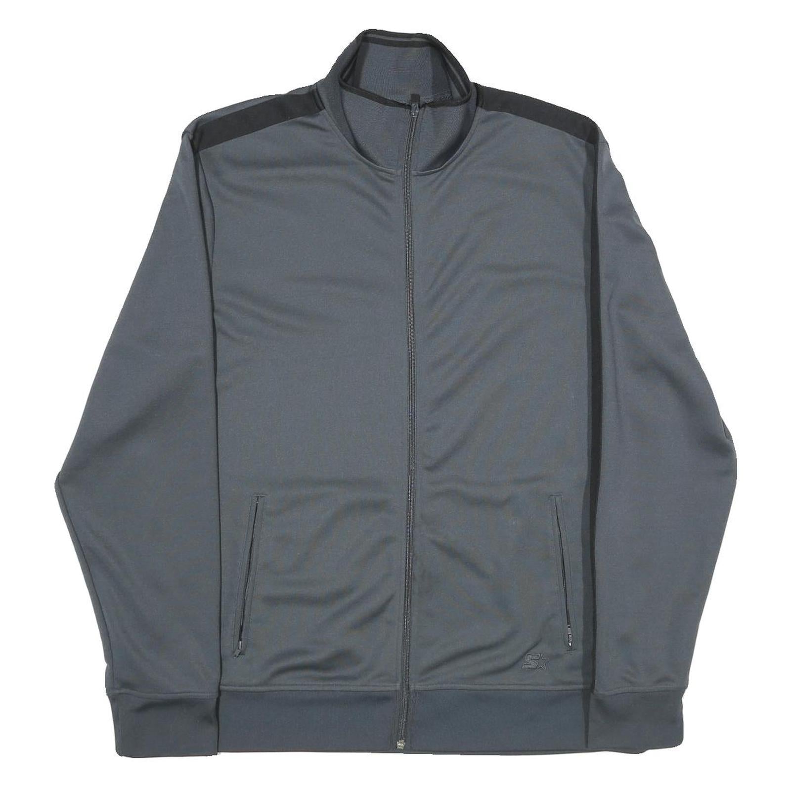 Buy STARTER Mens Grey & Black Track Jacket L Polyester Zip Plain Sporting Wear Refurbished - $41.59 STARTER Mens Grey & Black Track Jacket L Polyester Zip Plain Sporting Wear Refurbished - N/A refurbished available on Cerqular