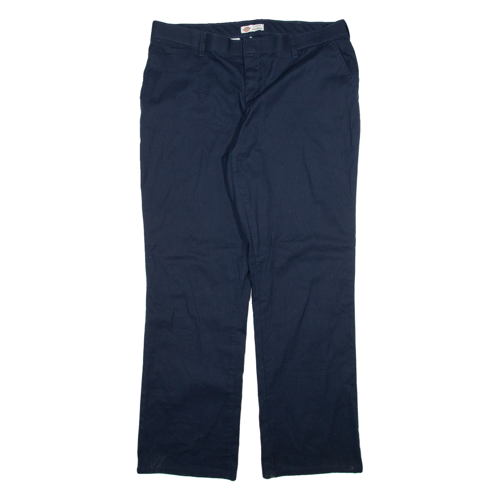 DICKIES Womens Trousers Blue Regular Straight W36 L32 Refurbished - N/A refurbished available on Cerqular