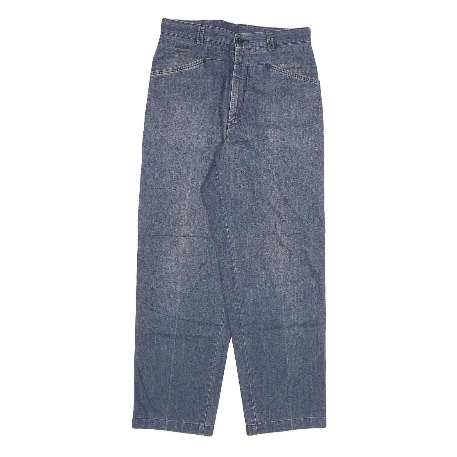 PERK PARIS Womens Jeans Blue Relaxed Straight Denim Medium W28 L29 Casual Refurbished - N/A refurbished available on Cerqular