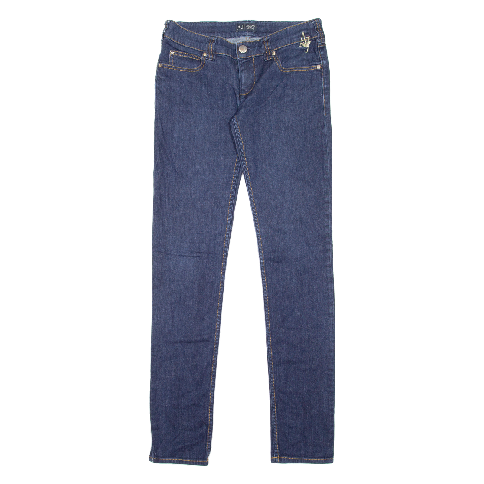 ARMANI JEANS Womens Jeans Blue Slim Skinny W27 L32 Refurbished - N/A refurbished available on Cerqular