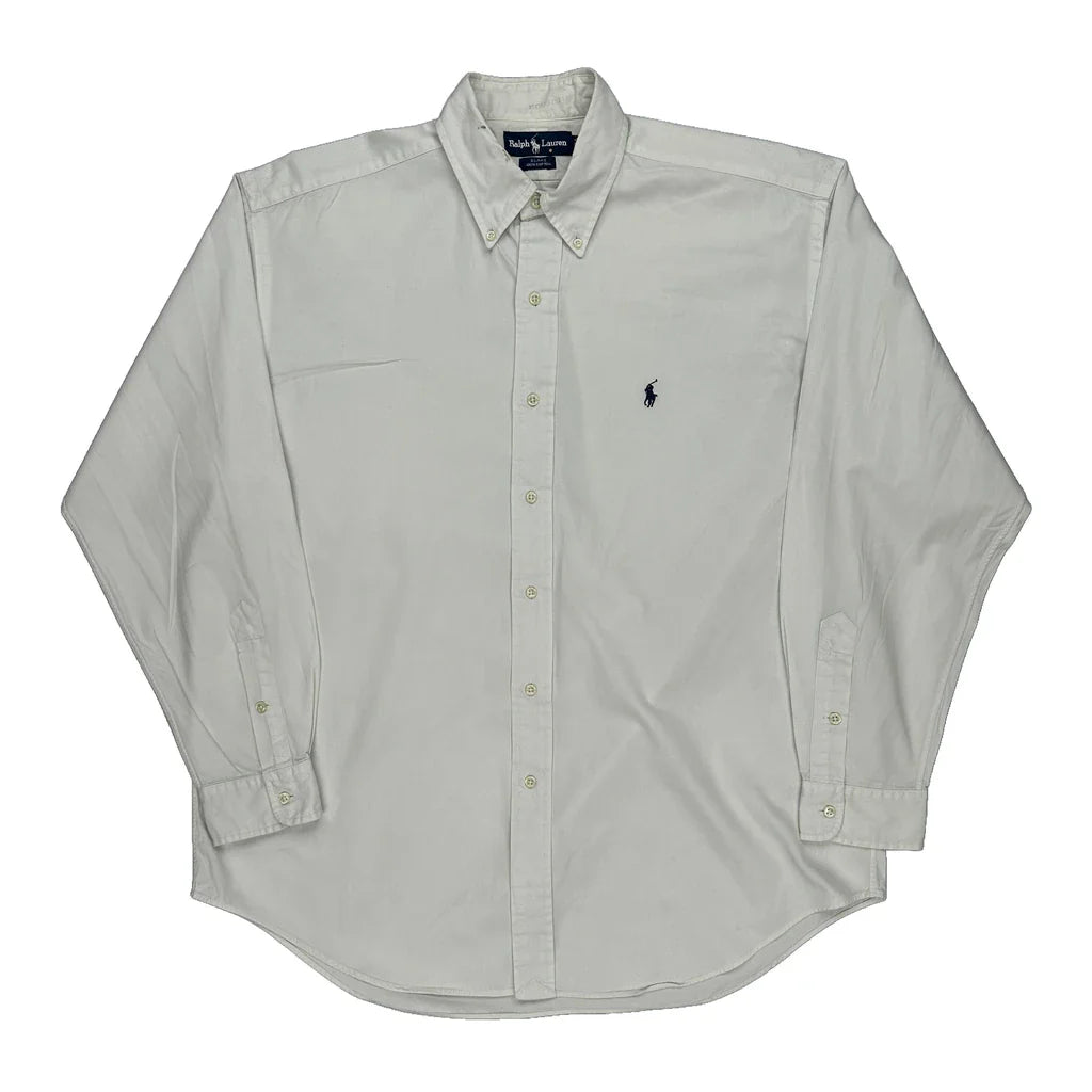 Buy Blake Ralph Lauren Shirt - Large White Cotton Refurbished - $44.21 Blake Ralph Lauren Shirt - Large White Cotton Refurbished - Thrifted (note: this is a term often used to describe second- refurbished available on Cerqular