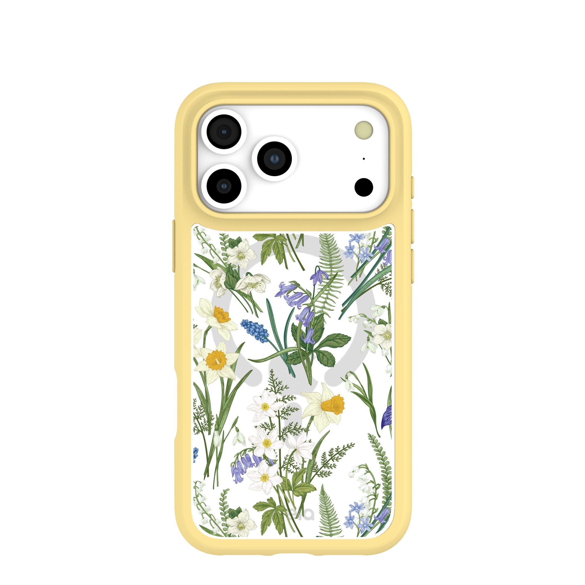 Clear Daffodil Bouquet iPhone 17 Pro Max Case With Sunbeam Ridge (MagSafe included) Refurbished - Pela Case refurbished available on Cerqular