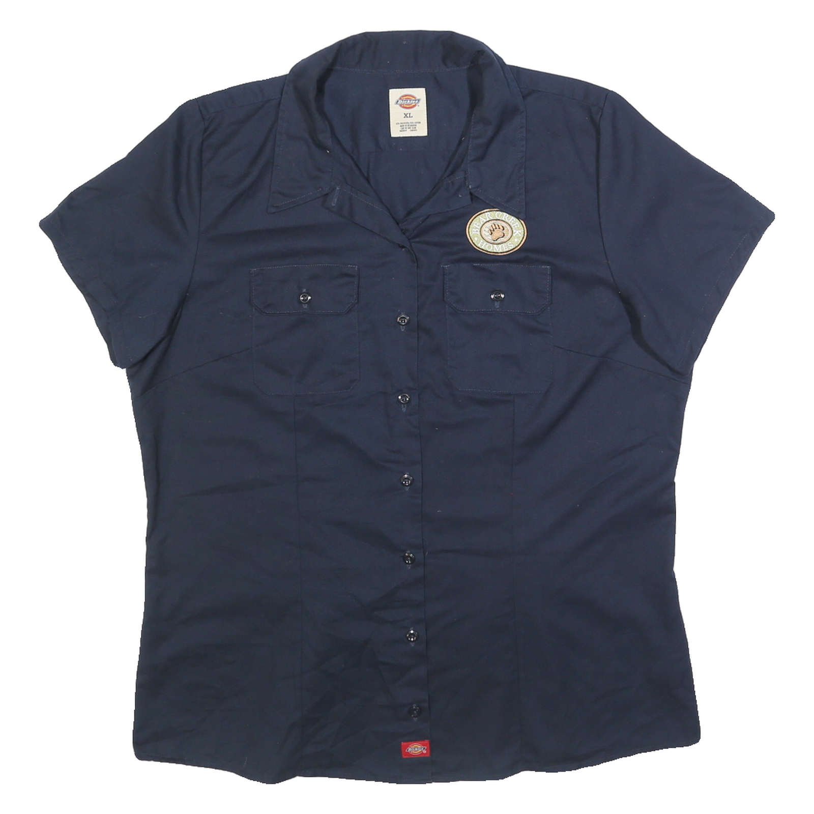 Buy DICKIES Womens Navy Blue Short Sleeve Shirt XL Button Front Workwear Refurbished - $25.99 DICKIES Womens Navy Blue Short Sleeve Shirt XL Button Front Workwear Refurbished - N/A refurbished available on Cerqular