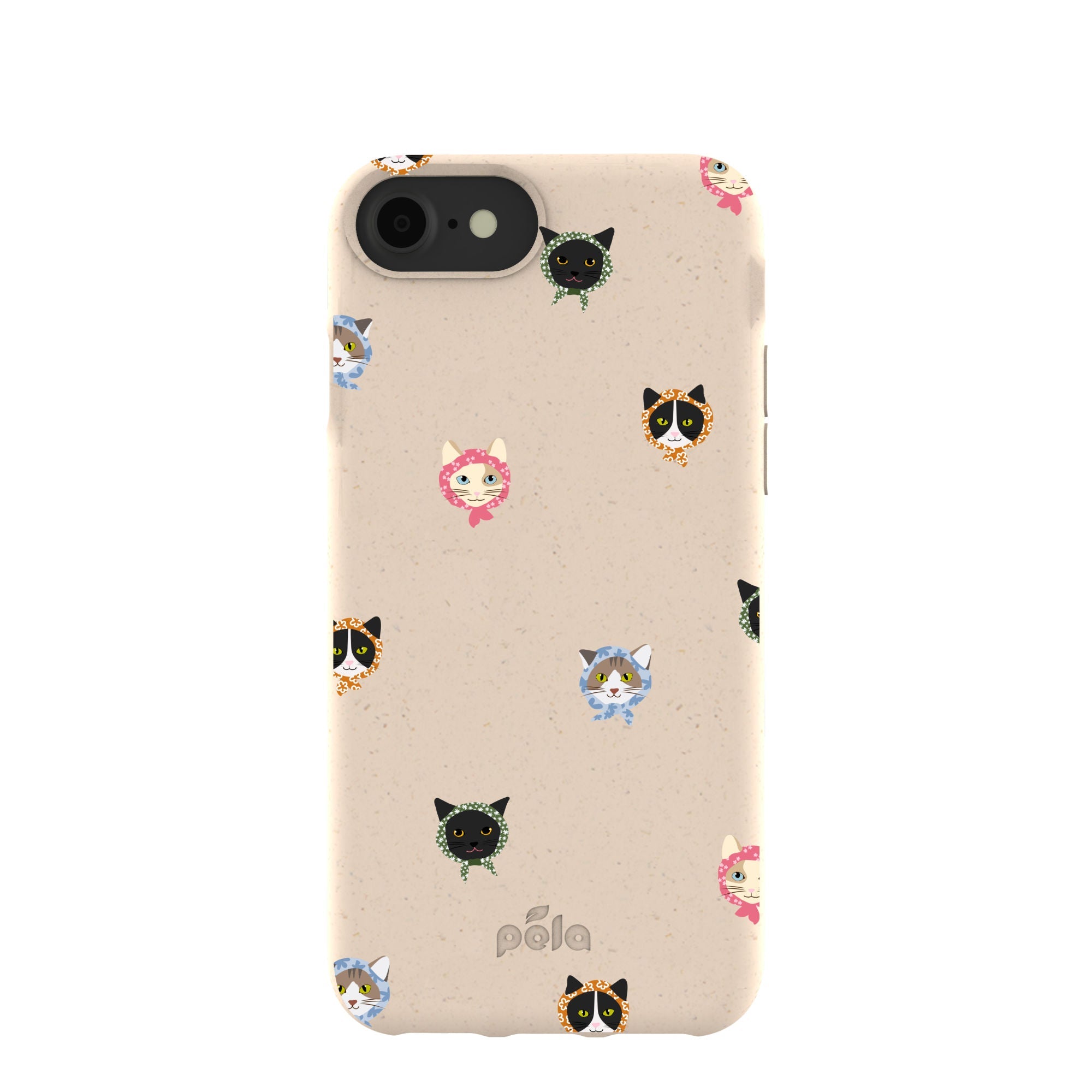 Seashell Cat Couture iPhone 6/6s/7/8/SE Case Refurbished - Pela Case refurbished available on Cerqular