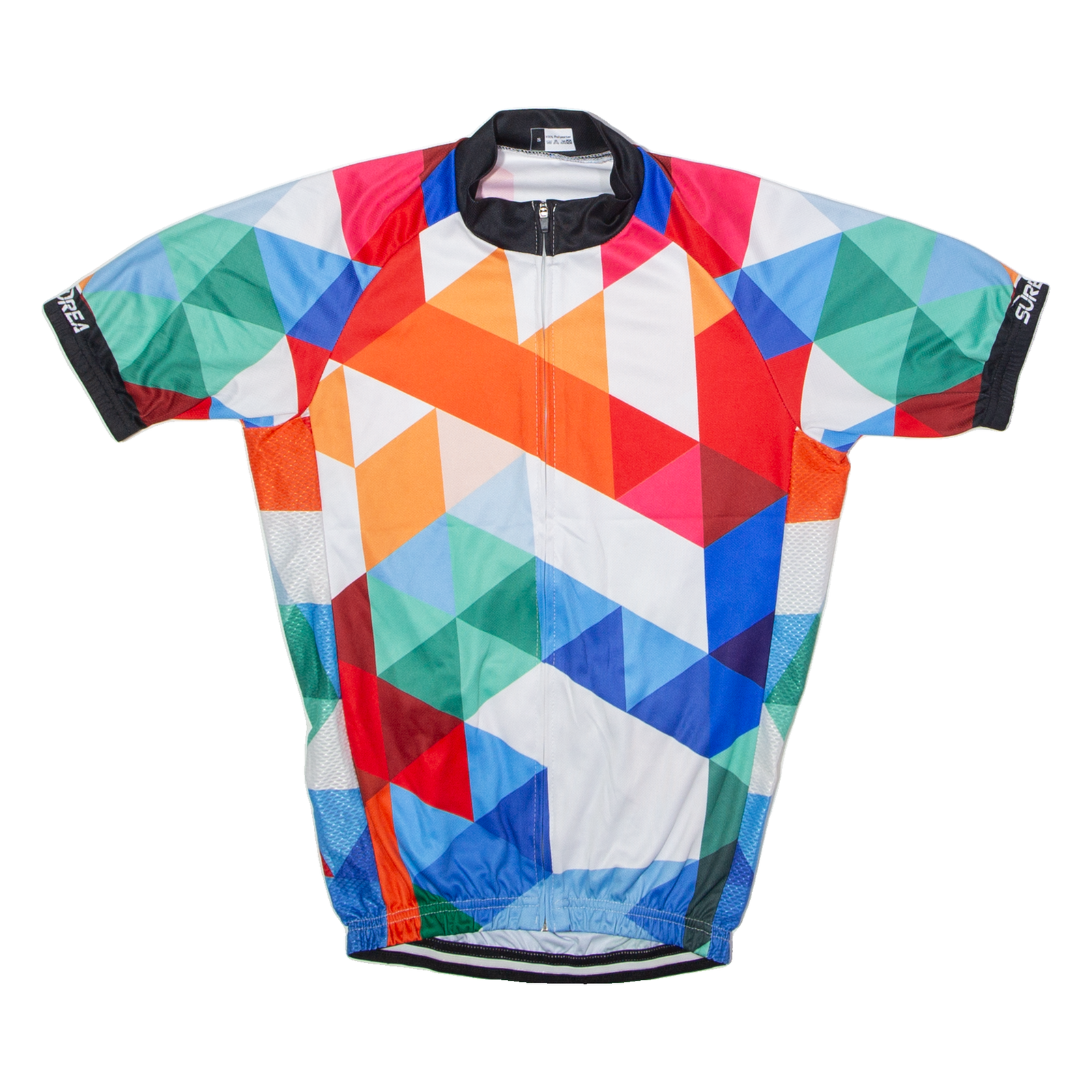 SOREA Full Zip Cycling Mens Jersey White High Neck S Refurbished - N/A refurbished available on Cerqular