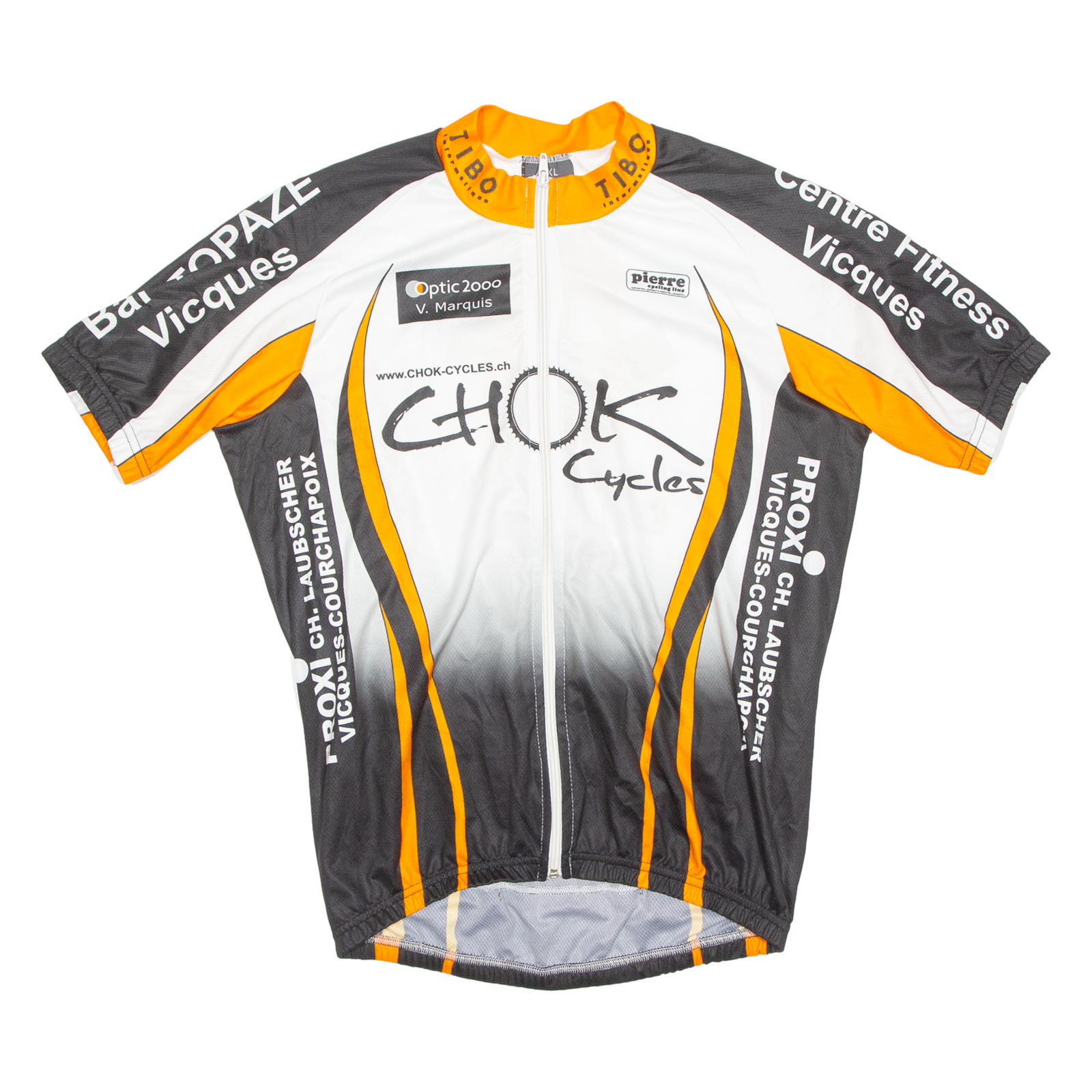 Cycling Mens Jersey Orange Full Zip 3XL Refurbished - N/A refurbished available on Cerqular