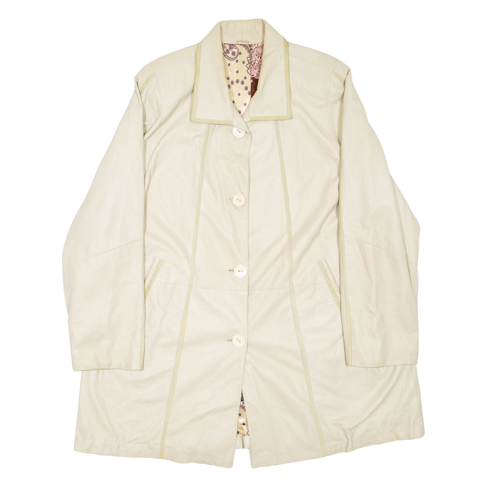 Womens Jacket Cream L Refurbished - N/A refurbished available on Cerqular