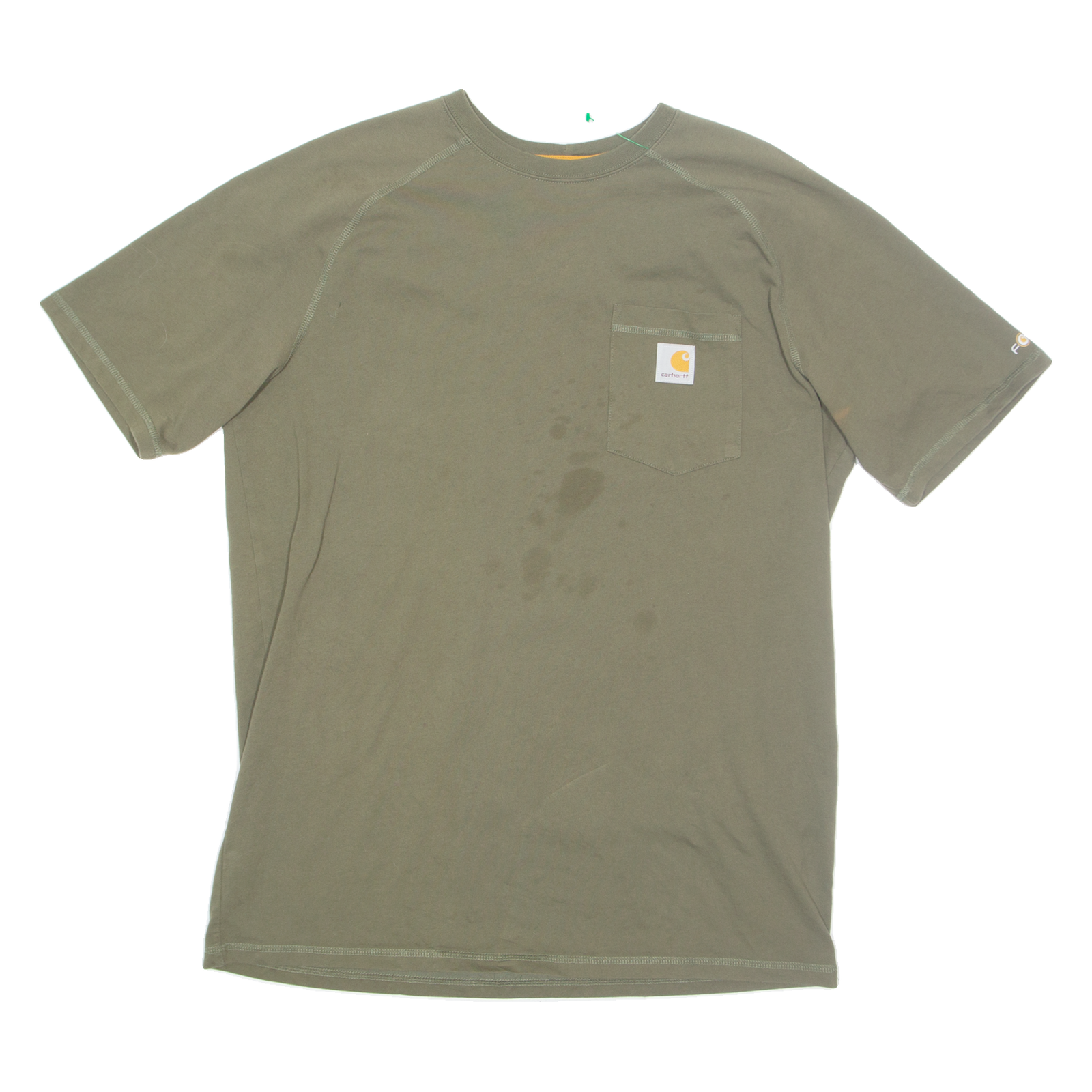 CARHARTT Mens T-Shirt Green L Refurbished - N/A refurbished available on Cerqular