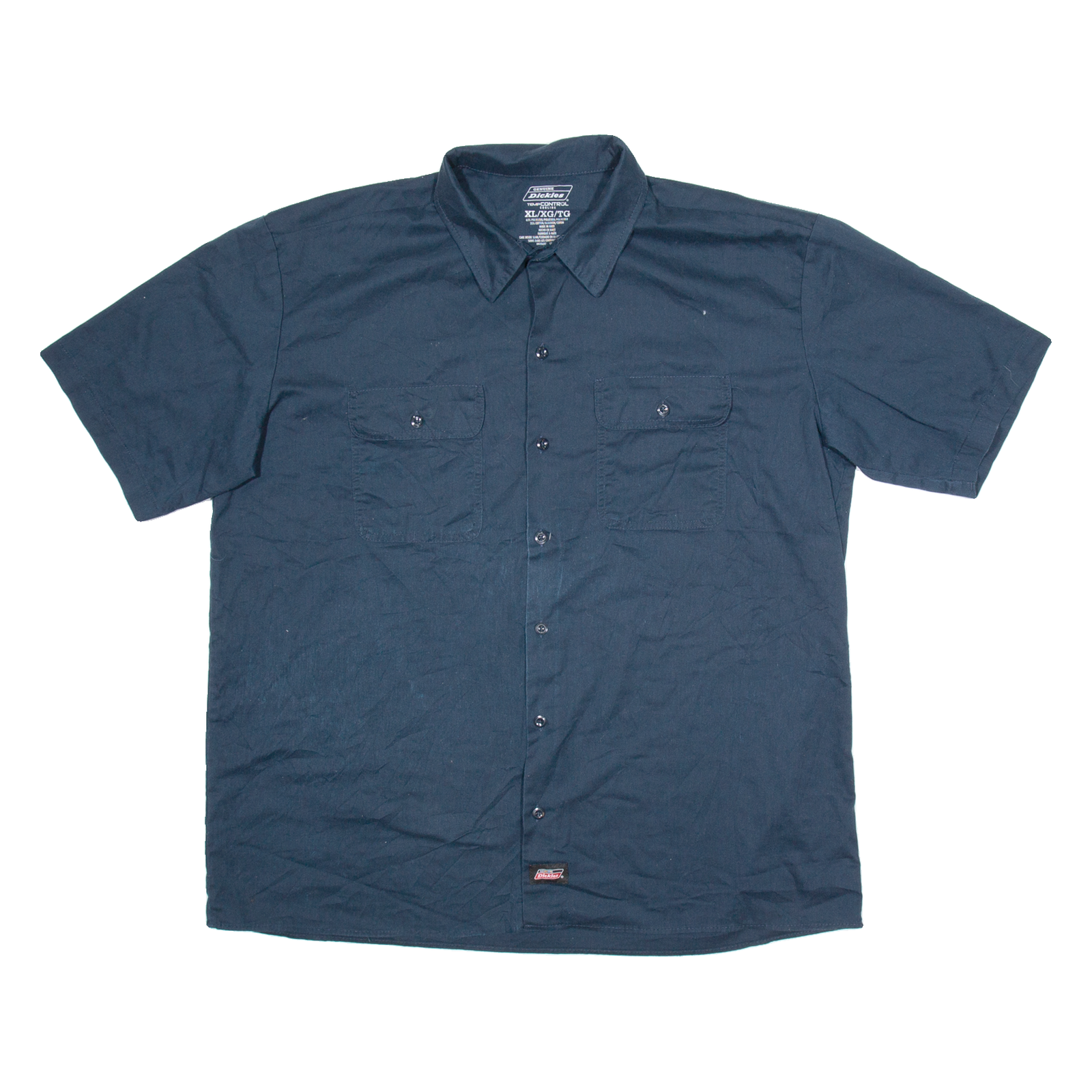 DICKIES Mens Worker Shirt Black XL Refurbished - N/A refurbished available on Cerqular