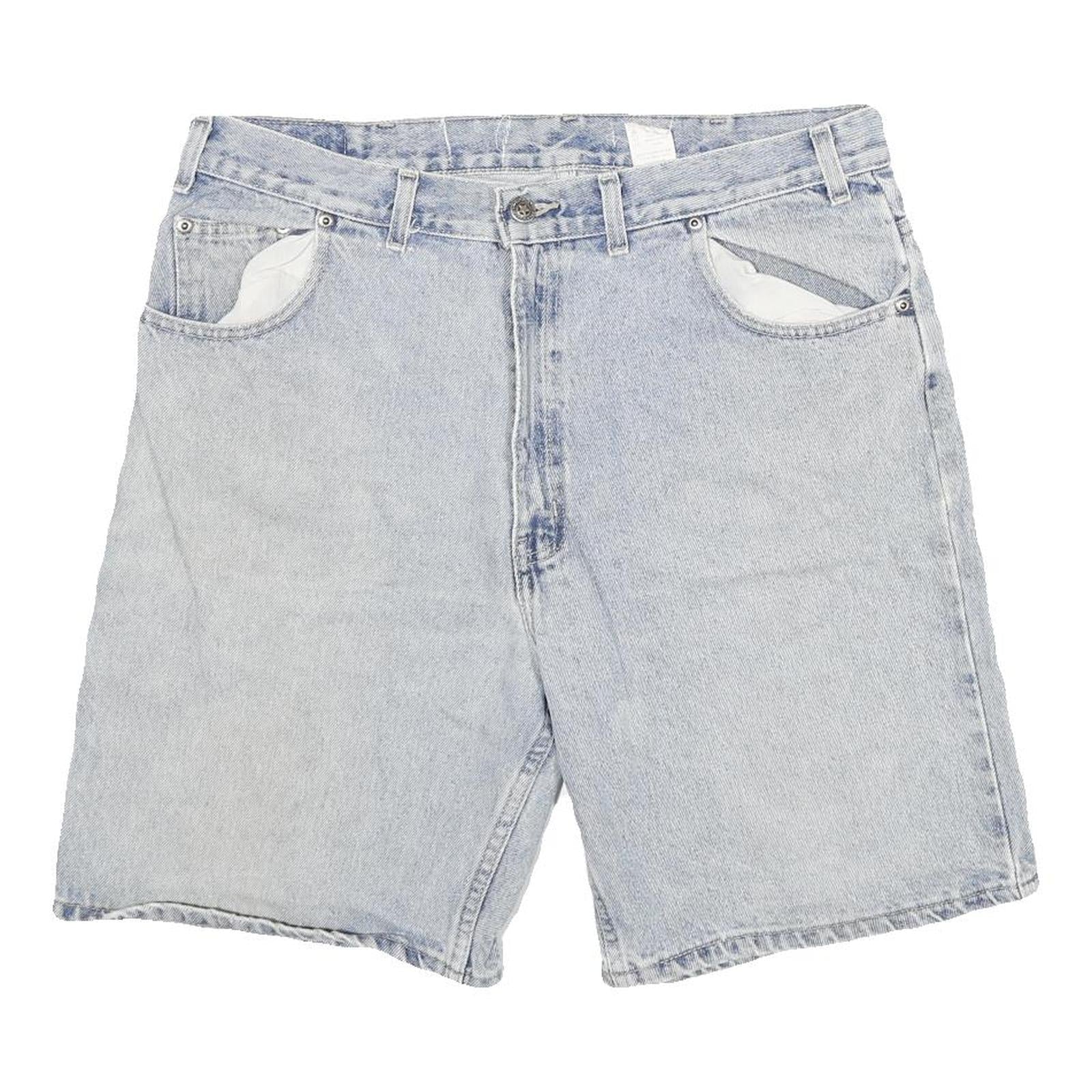 FADED GLORY Mens Denim Blue Casual Shorts XL W34 Cotton Blend Classic Fit Refurbished - N/A refurbished available on Cerqular