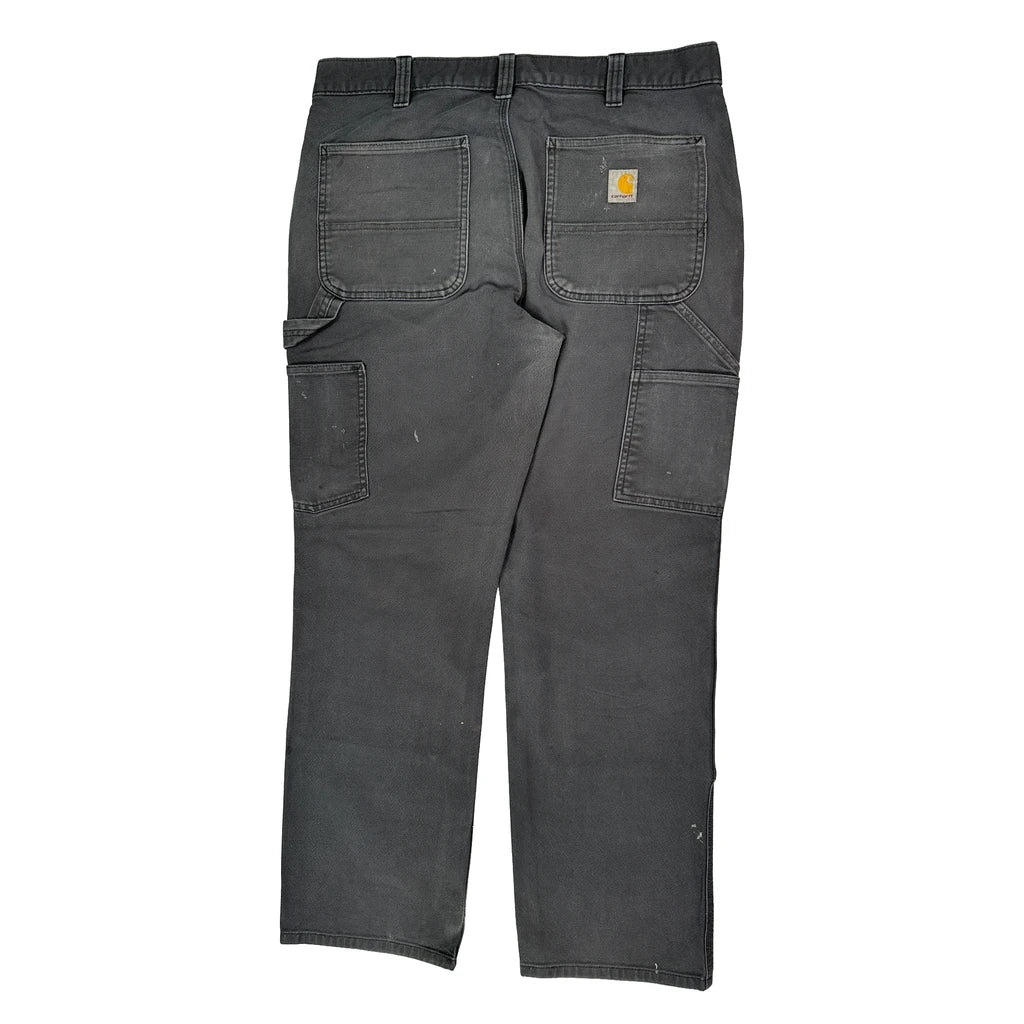 Buy Carhartt Carpenter Trousers - 34W 32L Grey Cotton Refurbished - $73.69 Carhartt Carpenter Trousers - 34W 32L Grey Cotton Refurbished - Thrifted (note: this is a term often used to describe second- refurbished available on Cerqular