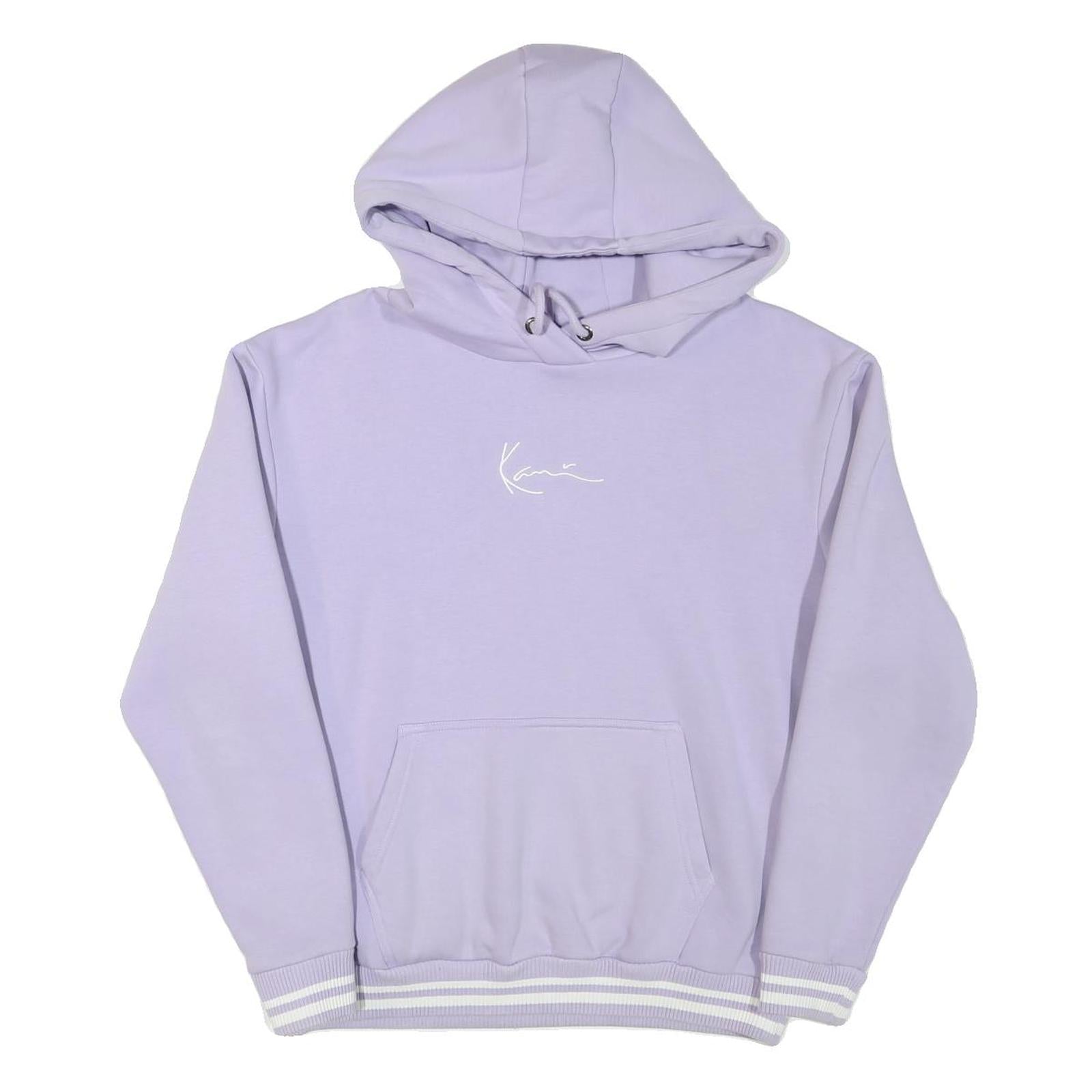 KARL KANI Mens Lilac Hoodie M Cotton Blend Pullover Casual Refurbished - N/A refurbished available on Cerqular