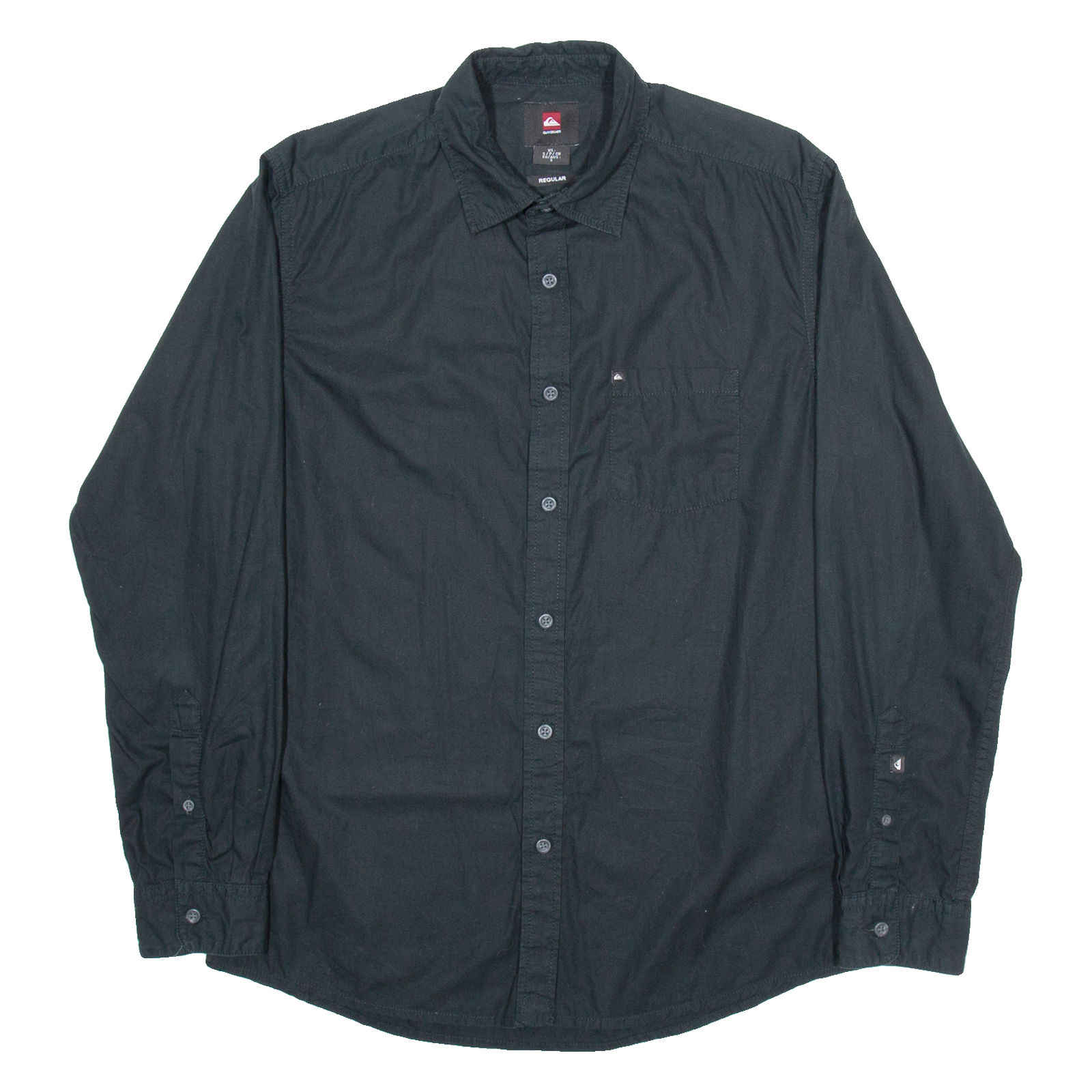 Buy QUIKSILVER Mens Plain Shirt Black Long Sleeve S Refurbished - $27.29 QUIKSILVER Mens Plain Shirt Black Long Sleeve S Refurbished - N/A refurbished available on Cerqular