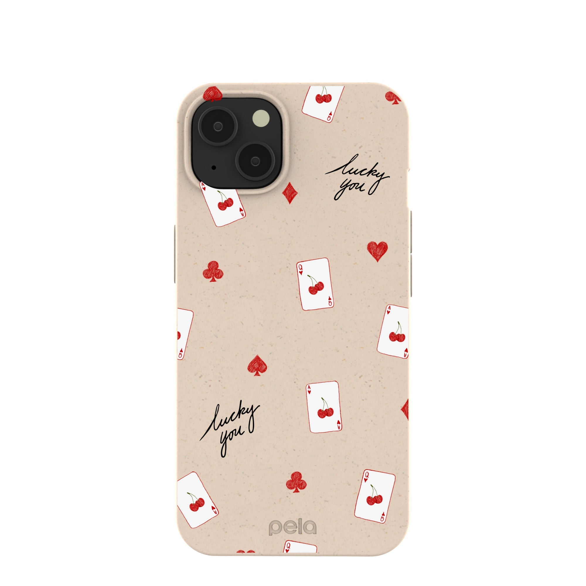 Seashell Lucky You iPhone 13 Case Refurbished - Pela Case refurbished available on Cerqular