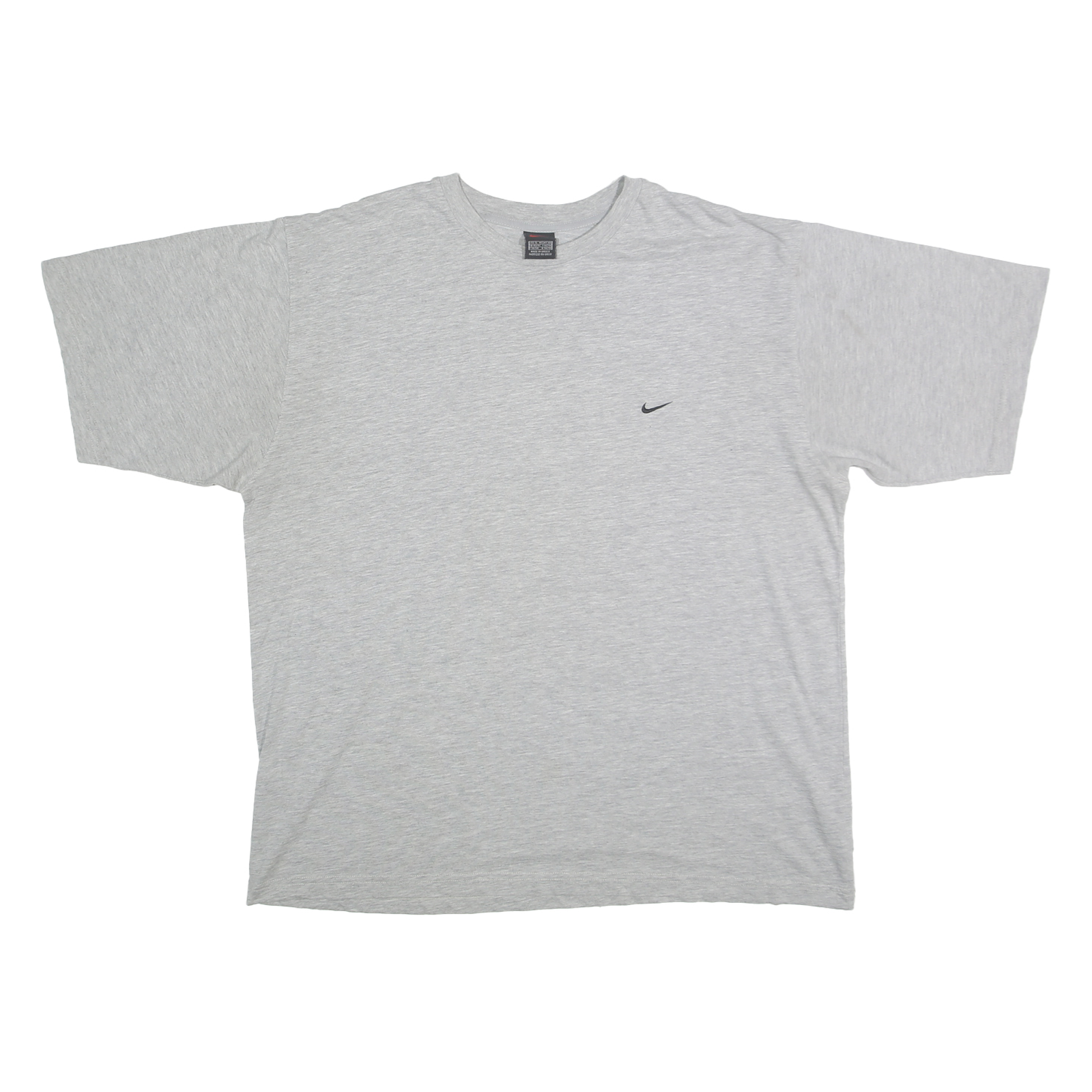 NIKE Mens Grey Classic T-Shirt XL Short Sleeve Crew Neck Sportswear Cotton Blend Refurbished - N/A refurbished available on Cerqular