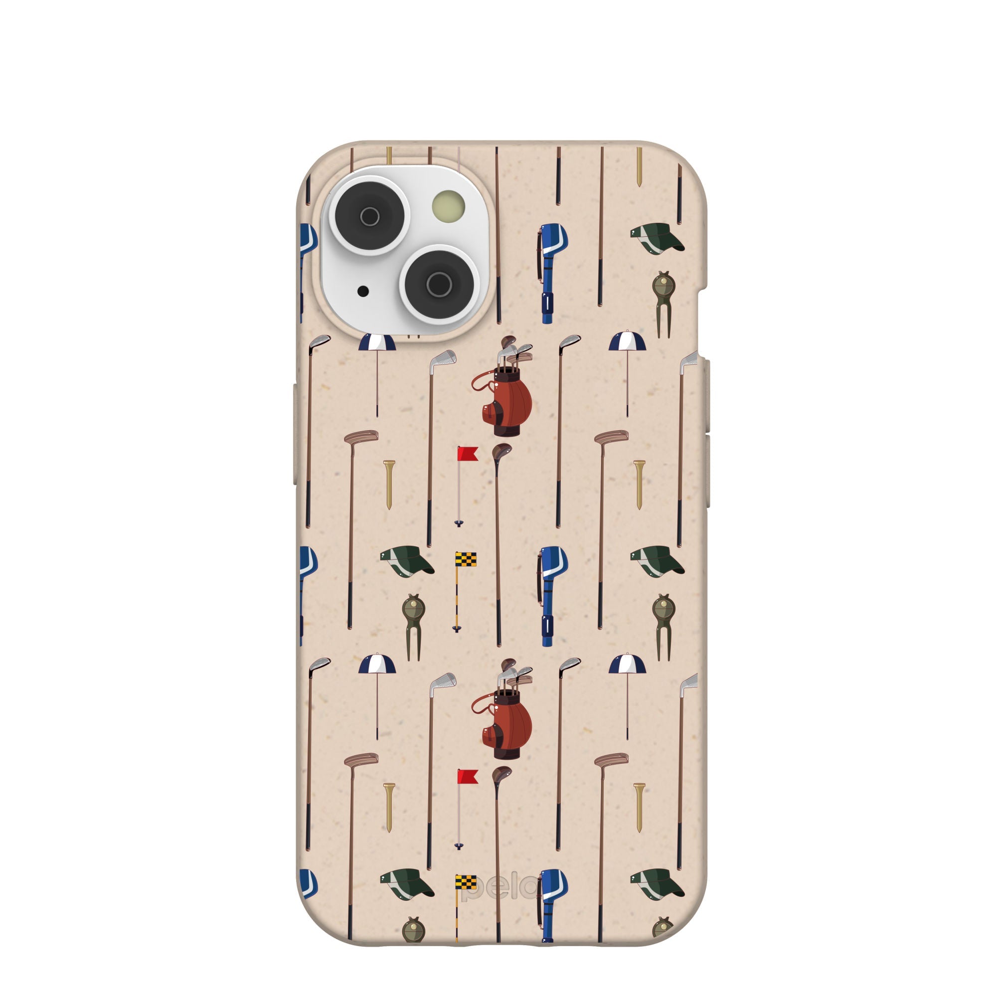 Seashell Golf Time iPhone 14/16e Case Refurbished - Pela Case refurbished available on Cerqular
