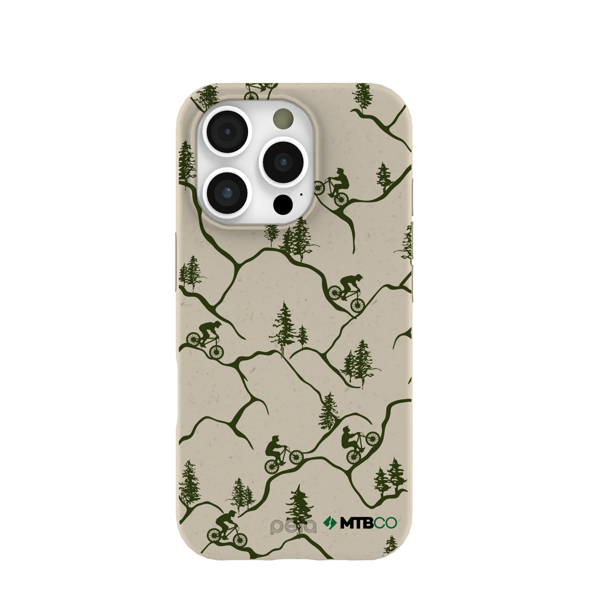 London Fog Bike Trek MTBCO iPhone 16 Pro Case Refurbished - Pela Case refurbished available on Cerqular