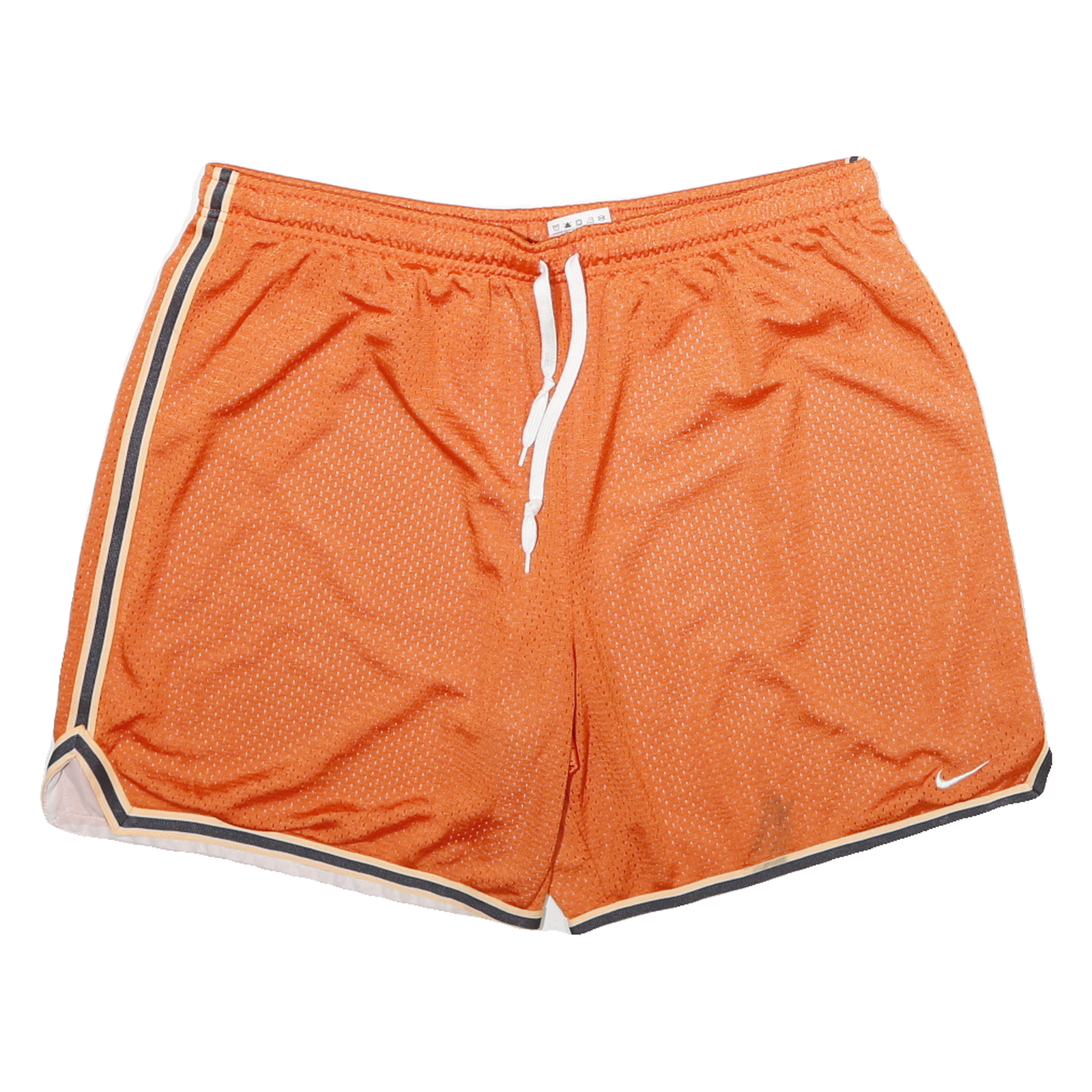 NIKE Mens Orange Sports Casual Shorts L W32 Mesh Lightweight Refurbished - N/A refurbished available on Cerqular