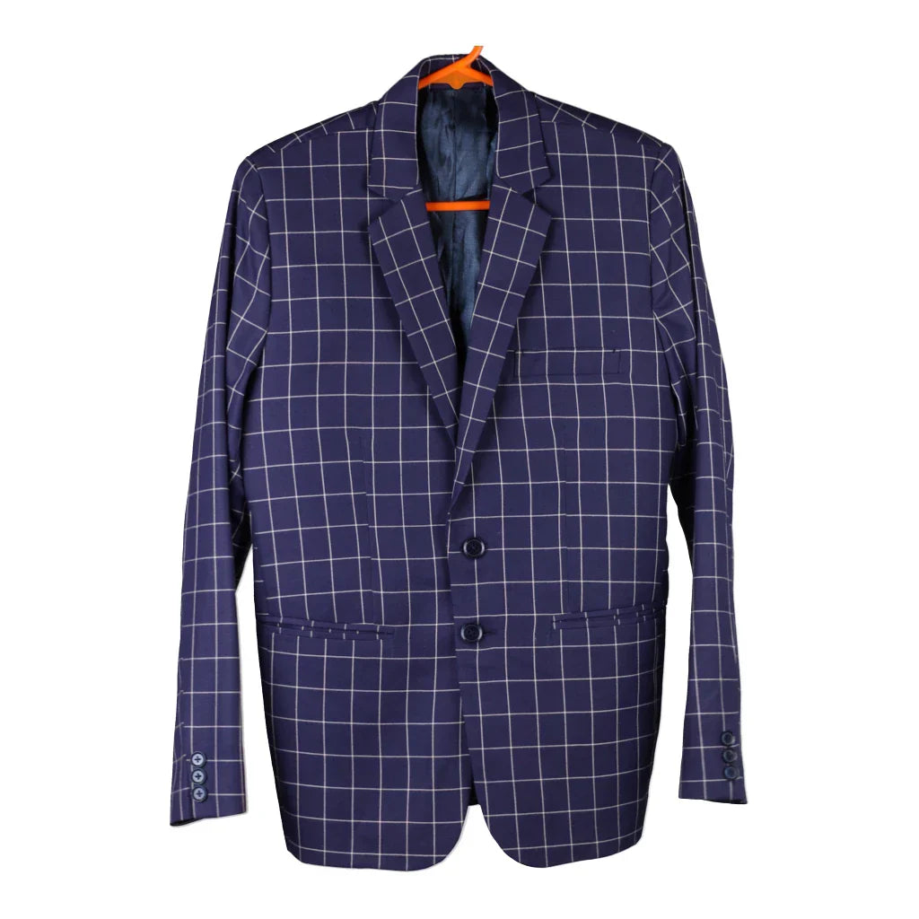Buy Unbranded Checked Blazer - Large Purple Wool Blend Refurbished - $21.43 Unbranded Checked Blazer - Large Purple Wool Blend Refurbished - Thrifted (note: this is a term often used to describe second- refurbished available on Cerqular