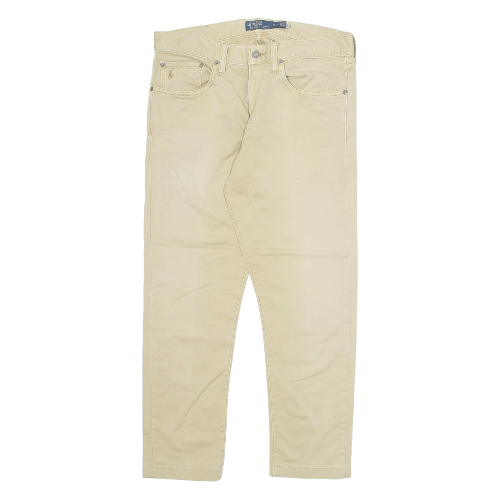 POLO SPORT RALPH LAUREN Mens Trousers Beige Regular Tapered W30 L25 Refurbished - N/A refurbished available on Cerqular