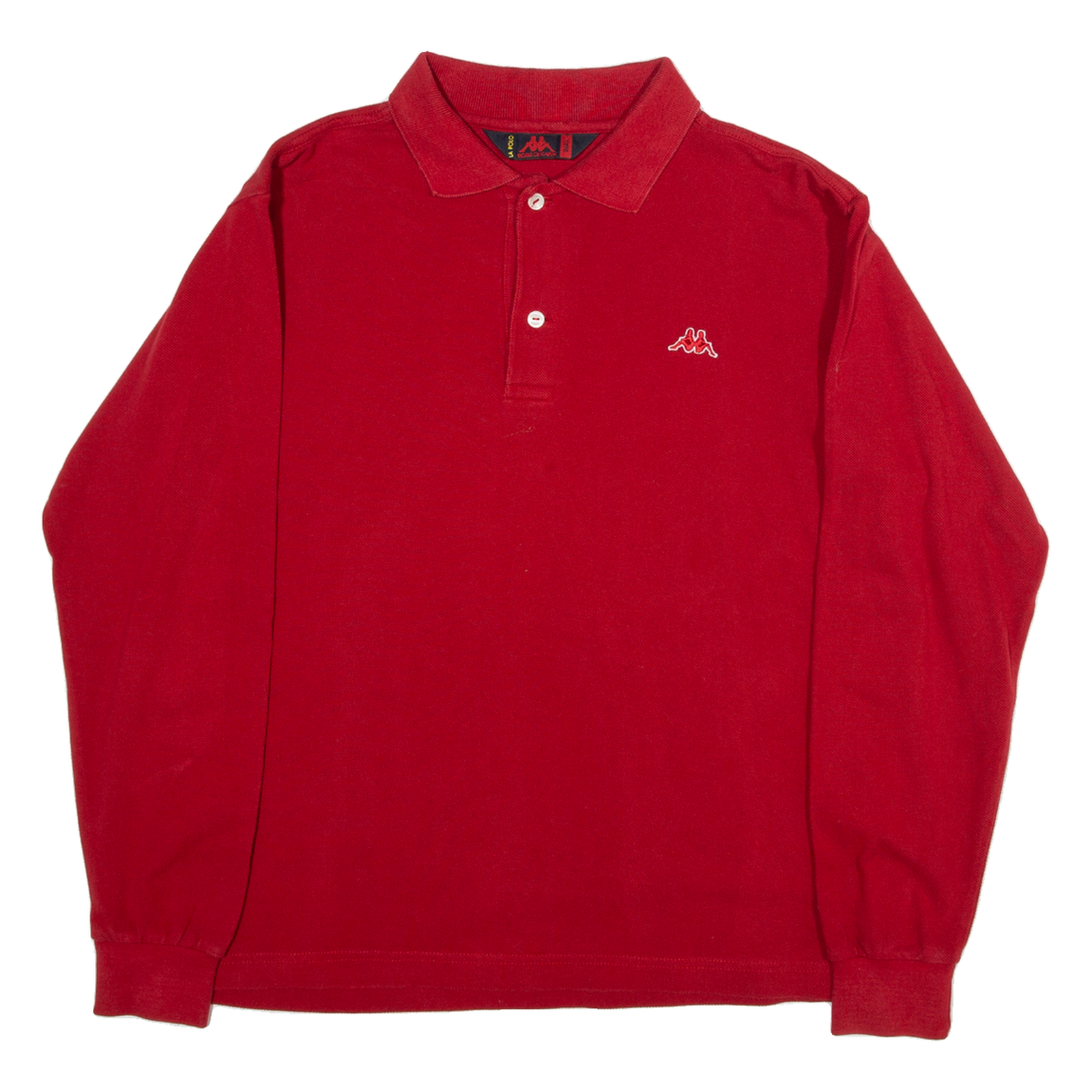 KAPPA Mens Polo Shirt Red Long Sleeve S Refurbished - N/A refurbished available on Cerqular