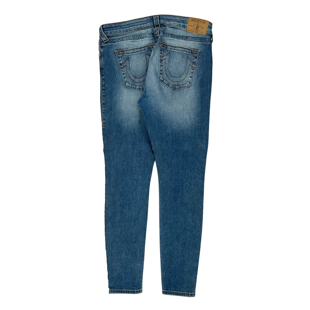 Buy True Religion Jeans - 32W UK 12 Blue Cotton Blend Refurbished - $14.06 True Religion Jeans - 32W UK 12 Blue Cotton Blend Refurbished - Thrifted (note: this is a term often used to describe second- refurbished available on Cerqular